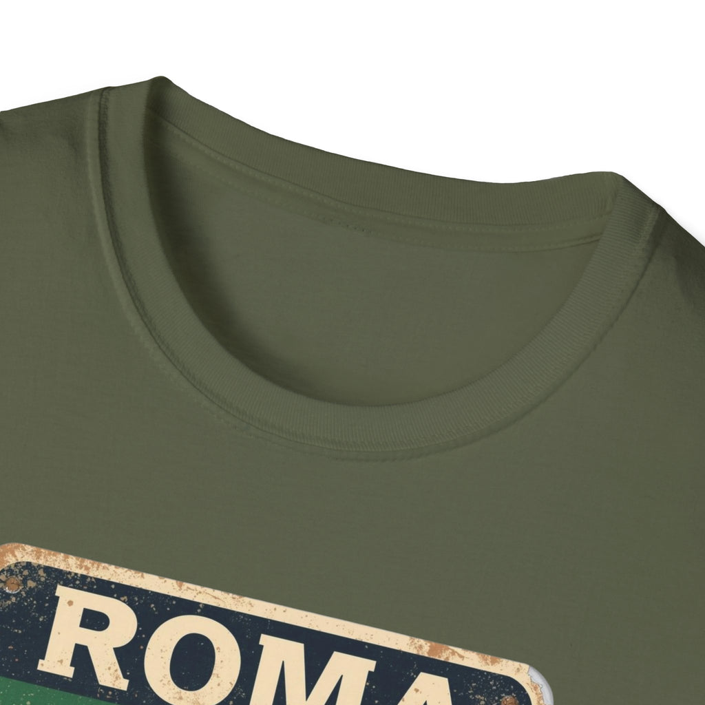 Roma Vintage Italy T-Shirt — "Honk If You Like Silence" Retro Rome Tee