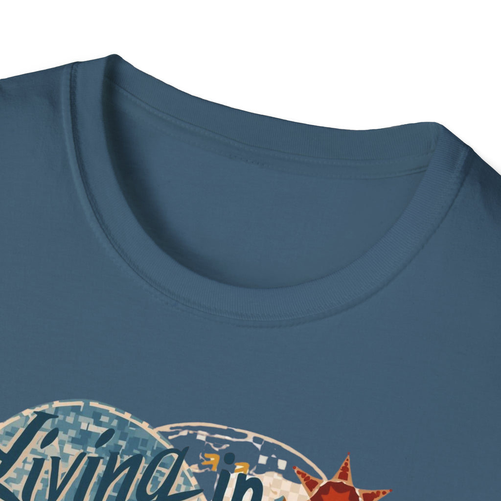 Barcelona Art Tee — "Living in Barcelona is an Art, Mostly Abstract" Graphic T-Shirt