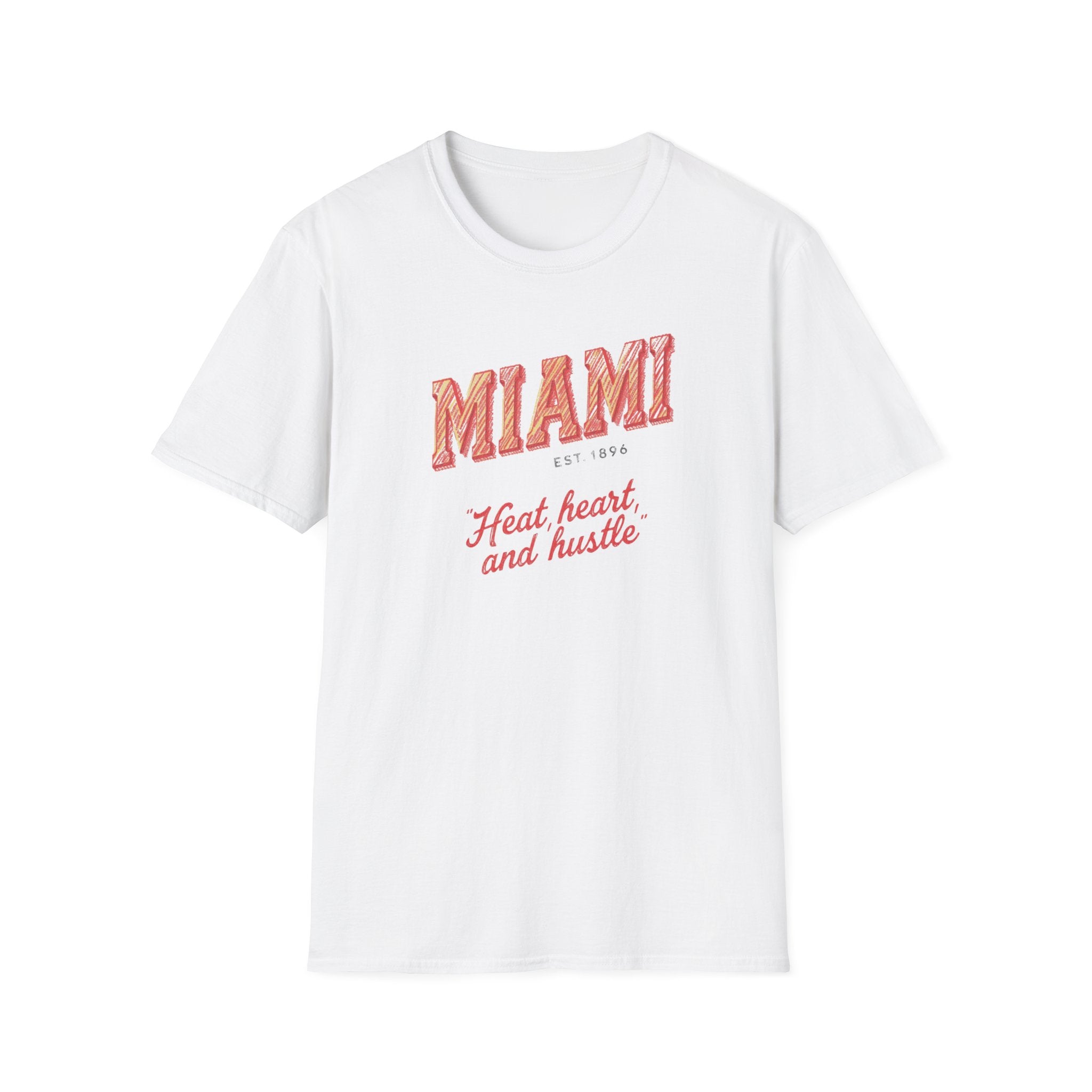 Miami - Heat, Heart and Hustle graphic t-shirt