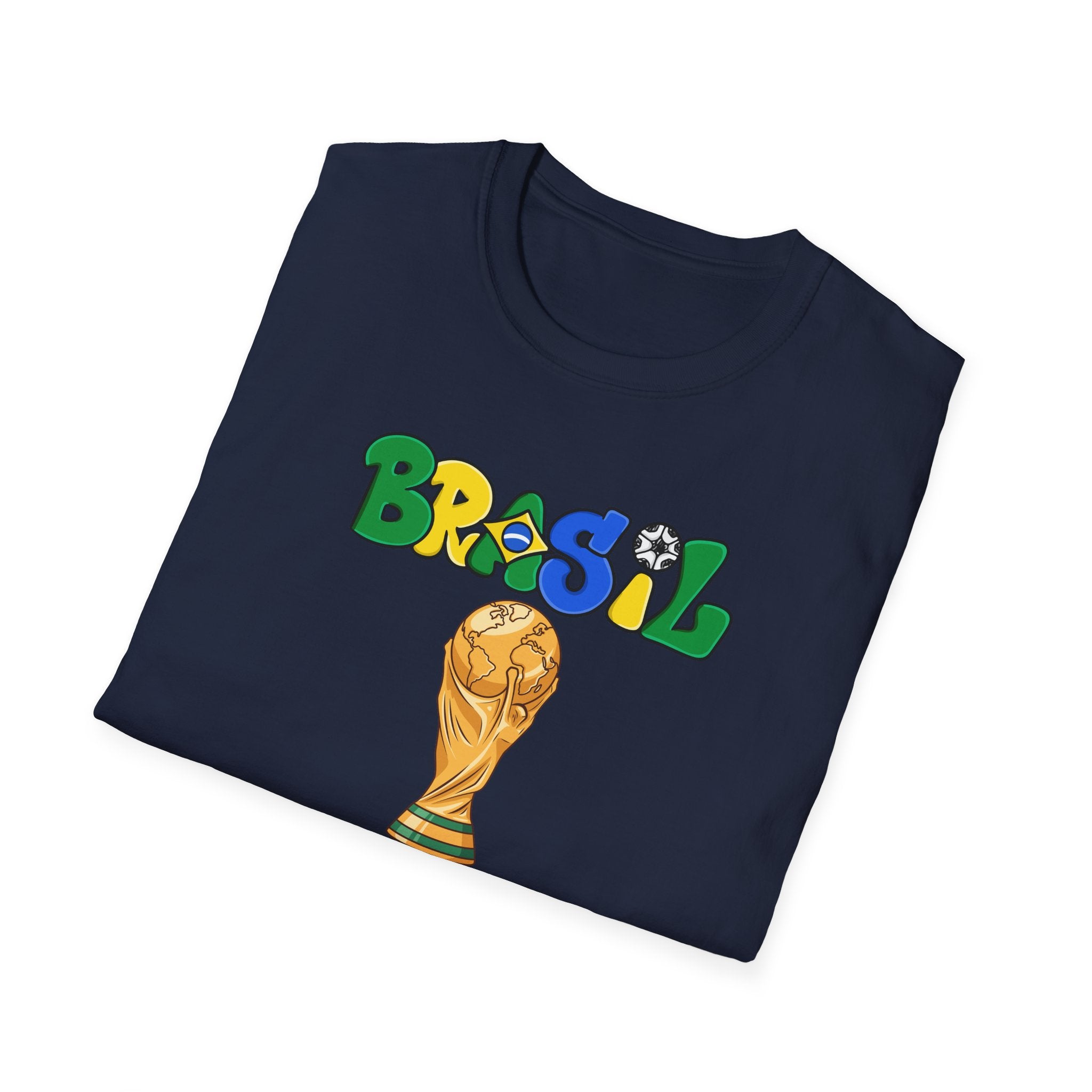 Brasil World Cup Trophy T-Shirt — Brazil Soccer Fan Tee
