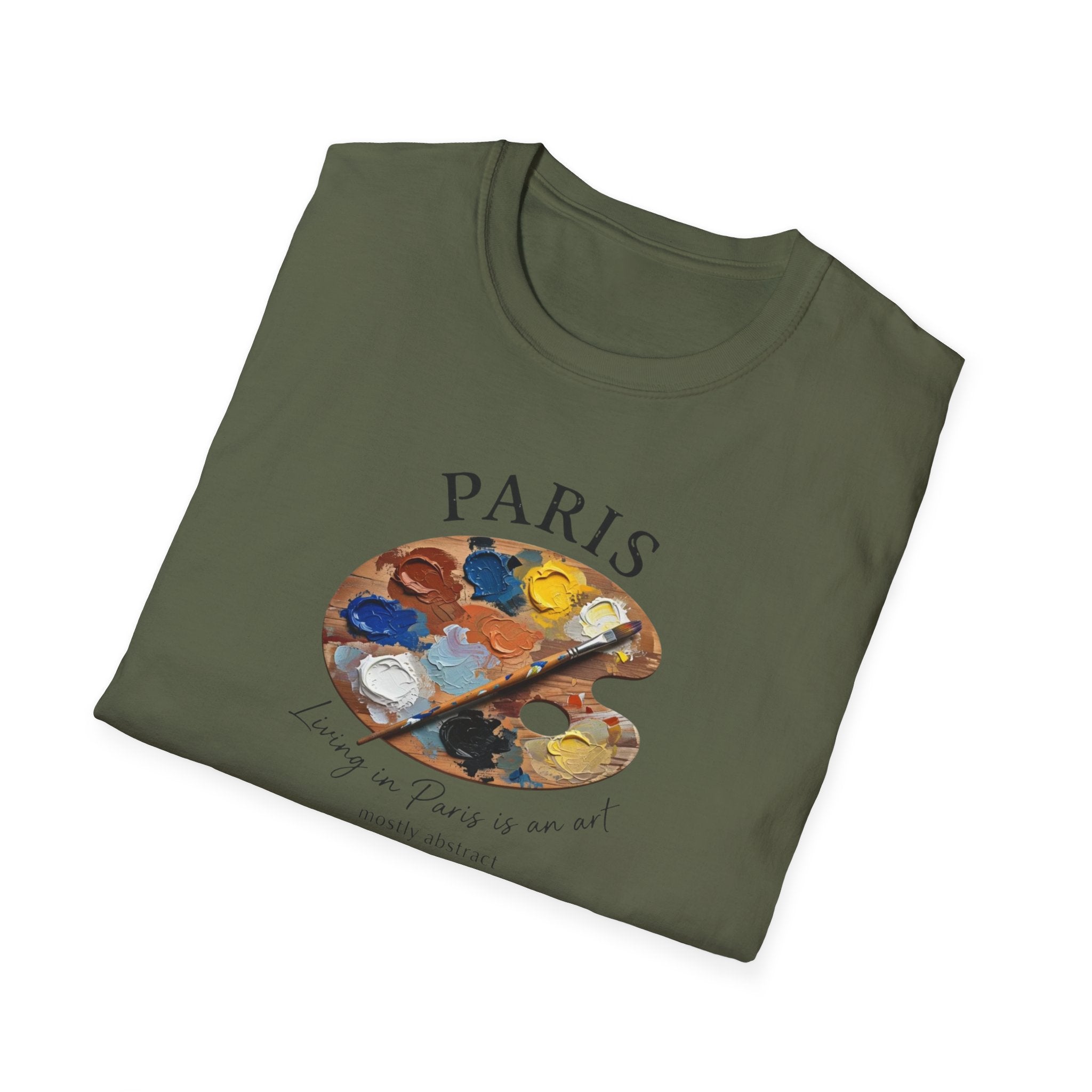 Paris Artist Palette T-Shirt — "Every one of these is a new idea" Artistic Tee