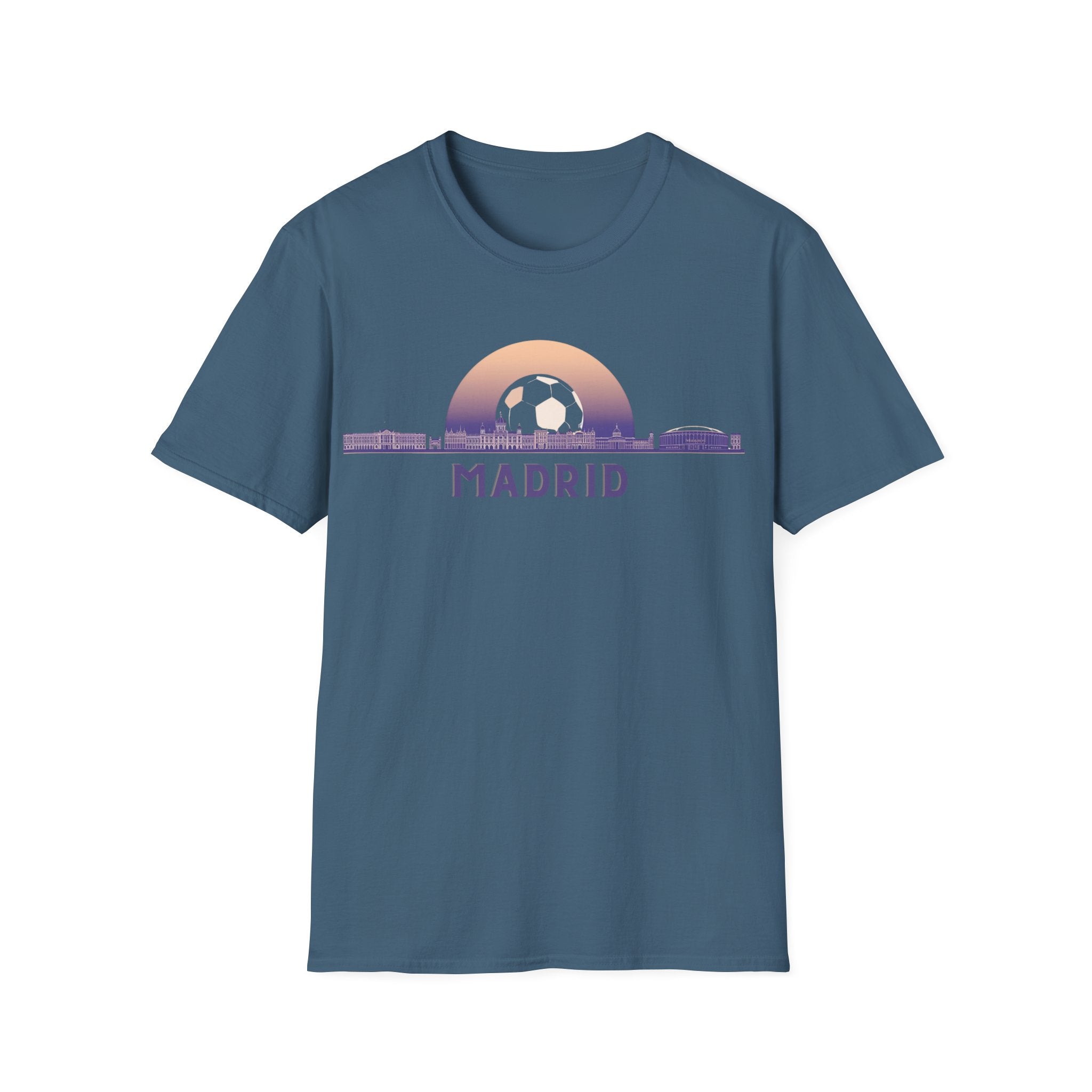 Madrid skyline sunset T-Shirt | Madrid city silhouette tee