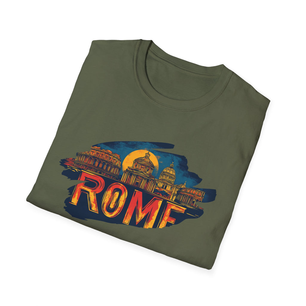 Rome skyline graphic T-Shirt | Rome travel cityscape tee