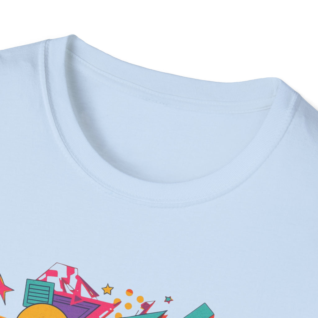 Dublin Retro Graphic T-Shirt — Bright 80s Style City Souvenir