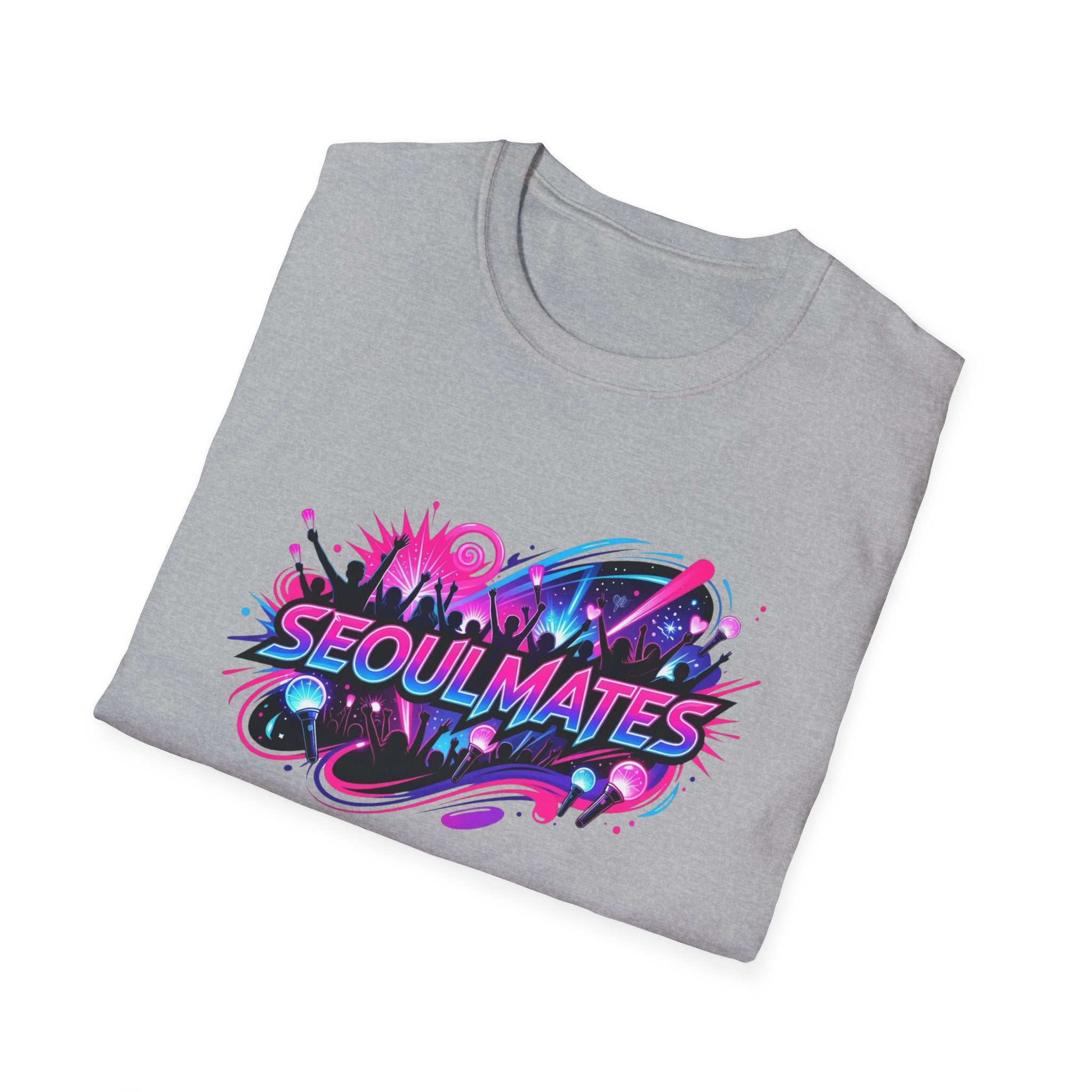 Seoulmates Graphic T-Shirt — Neon K-Pop City Vibe Tee