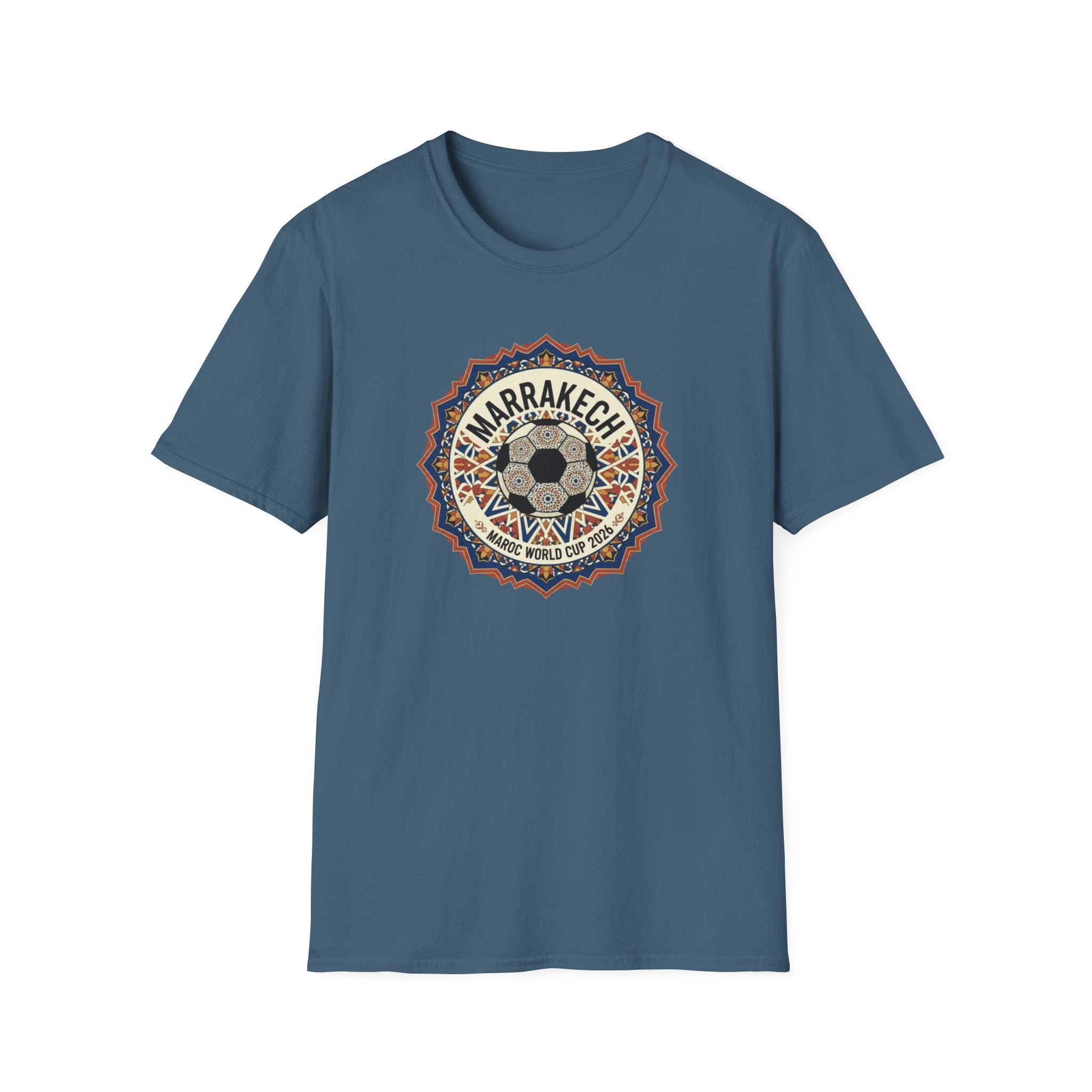 Marrakech Mosaic T-Shirt — Vintage Moroccan Mandala Travel Tee