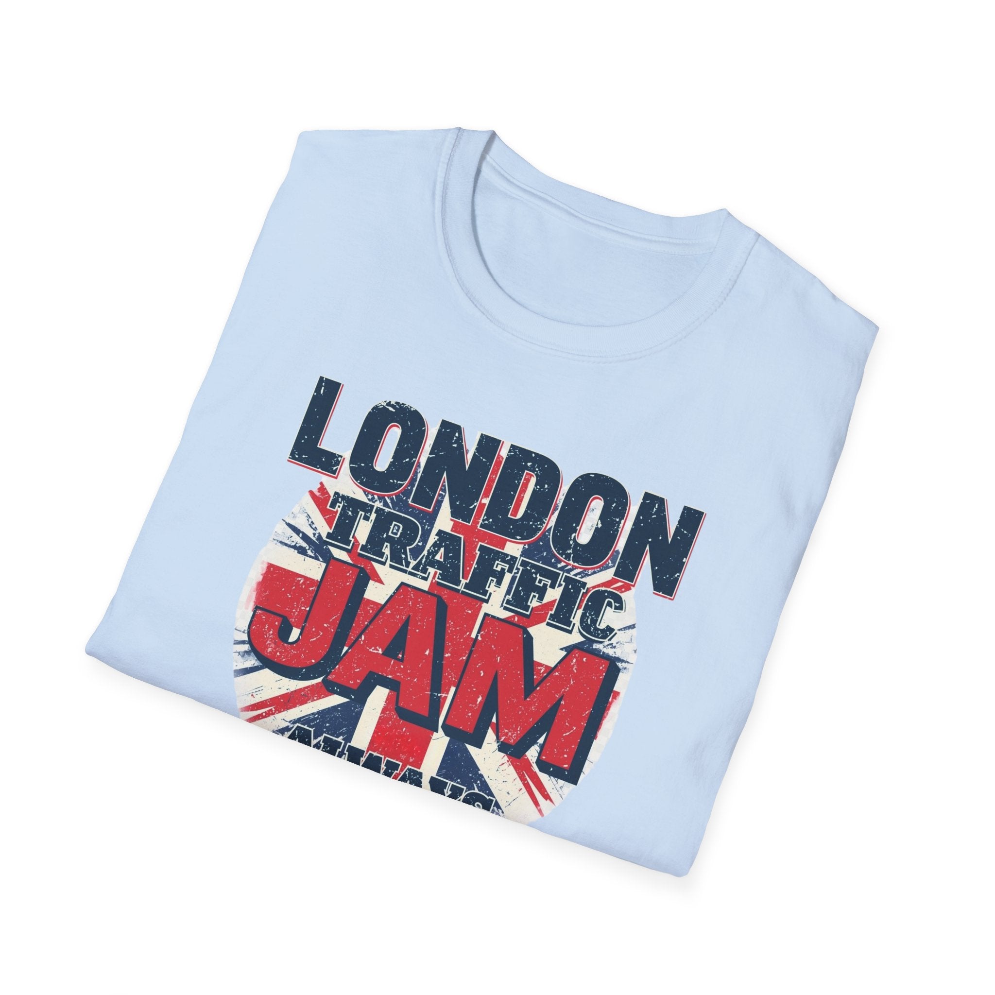 London Traffic Jam T-Shirt — British Flag Retro ‘Always in Session’ Tee