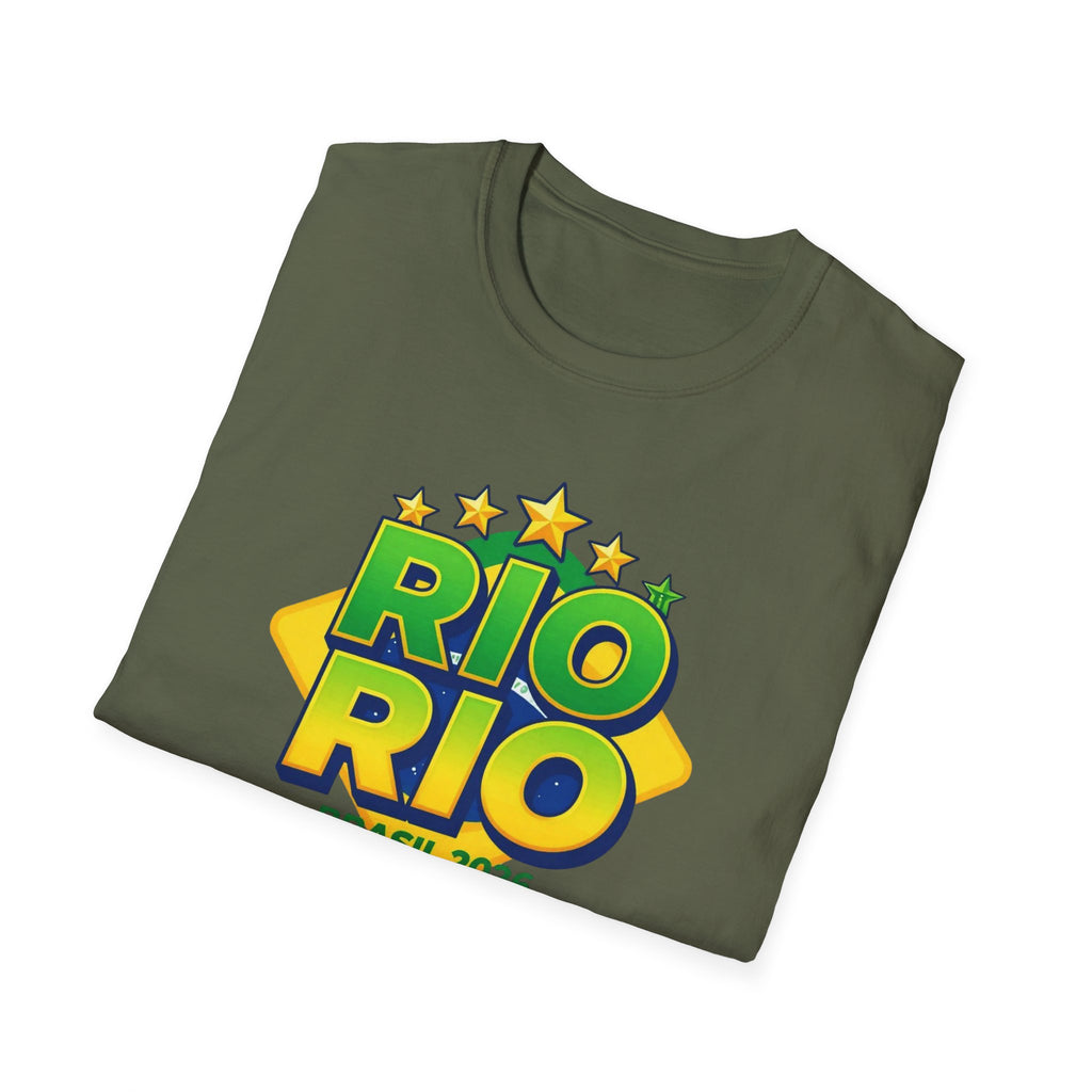 Rio Rio Brasil 2026 T-Shirt — Bright Brazilian Travel Souvenir Tee