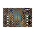 Dubai Geometric Gold Canvas Print