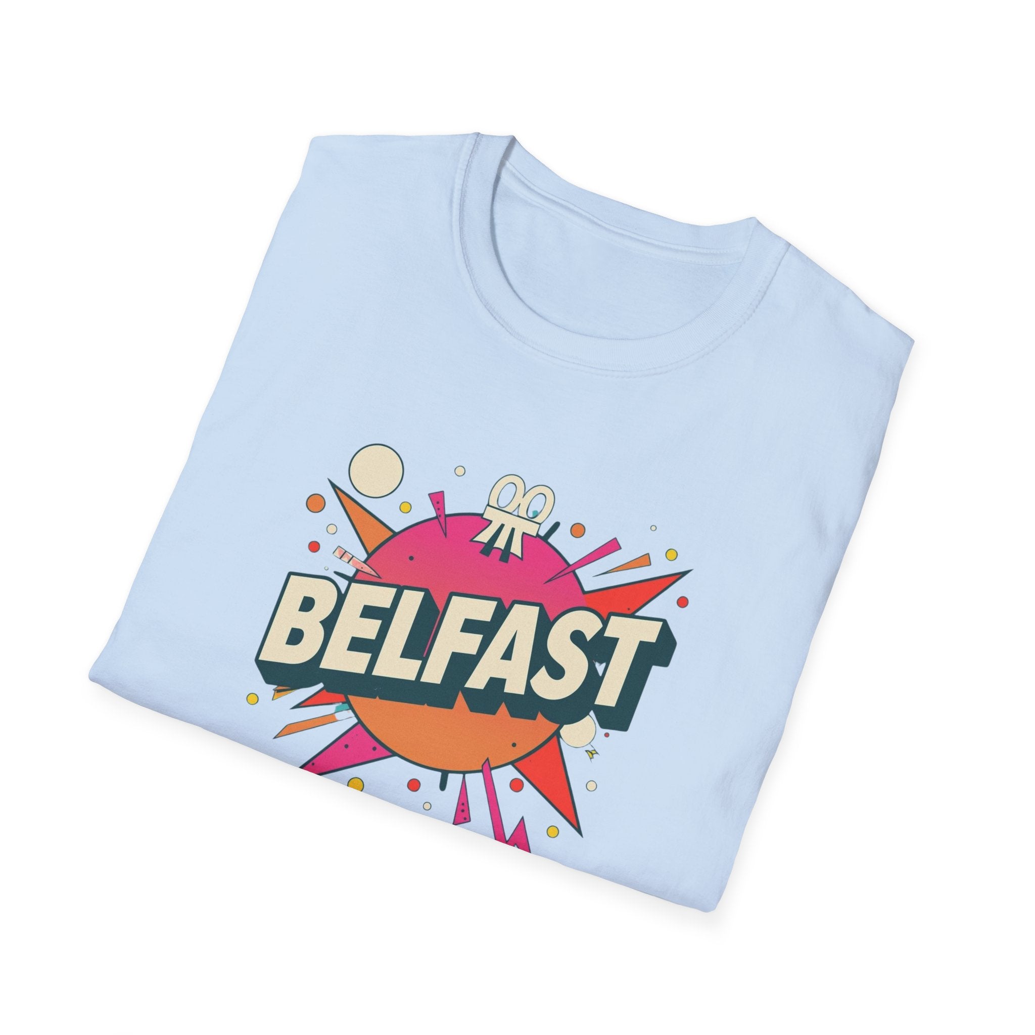 Belfast Retro Pop Art T-Shirt — Vintage City Graphic Tee