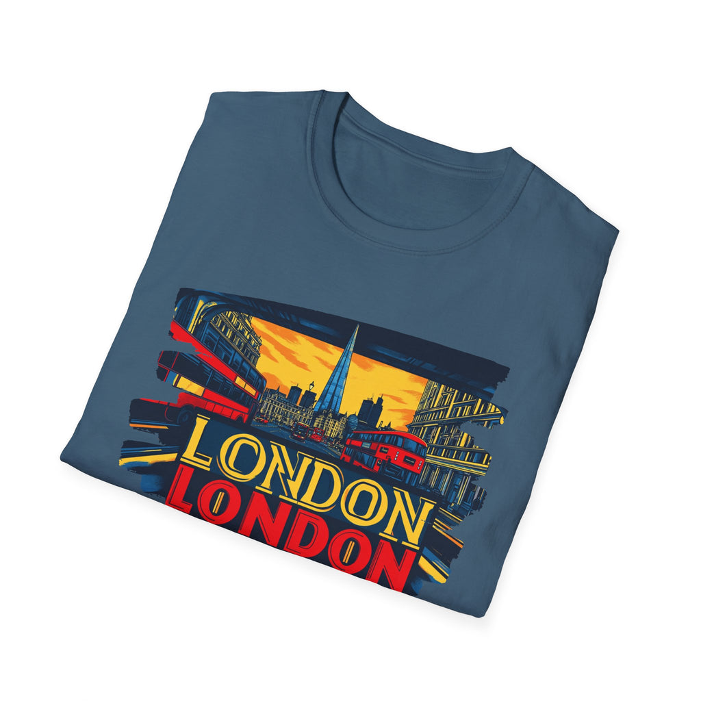 London Skyline Graphic T-Shirt | Retro Cityscape London Tee