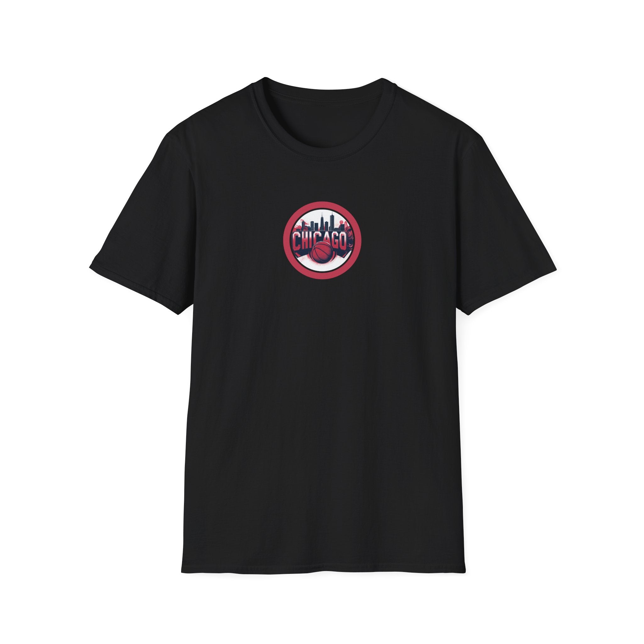 Chicago Skyline Circle Logo T-Shirt | Cityscape Graphic Tee