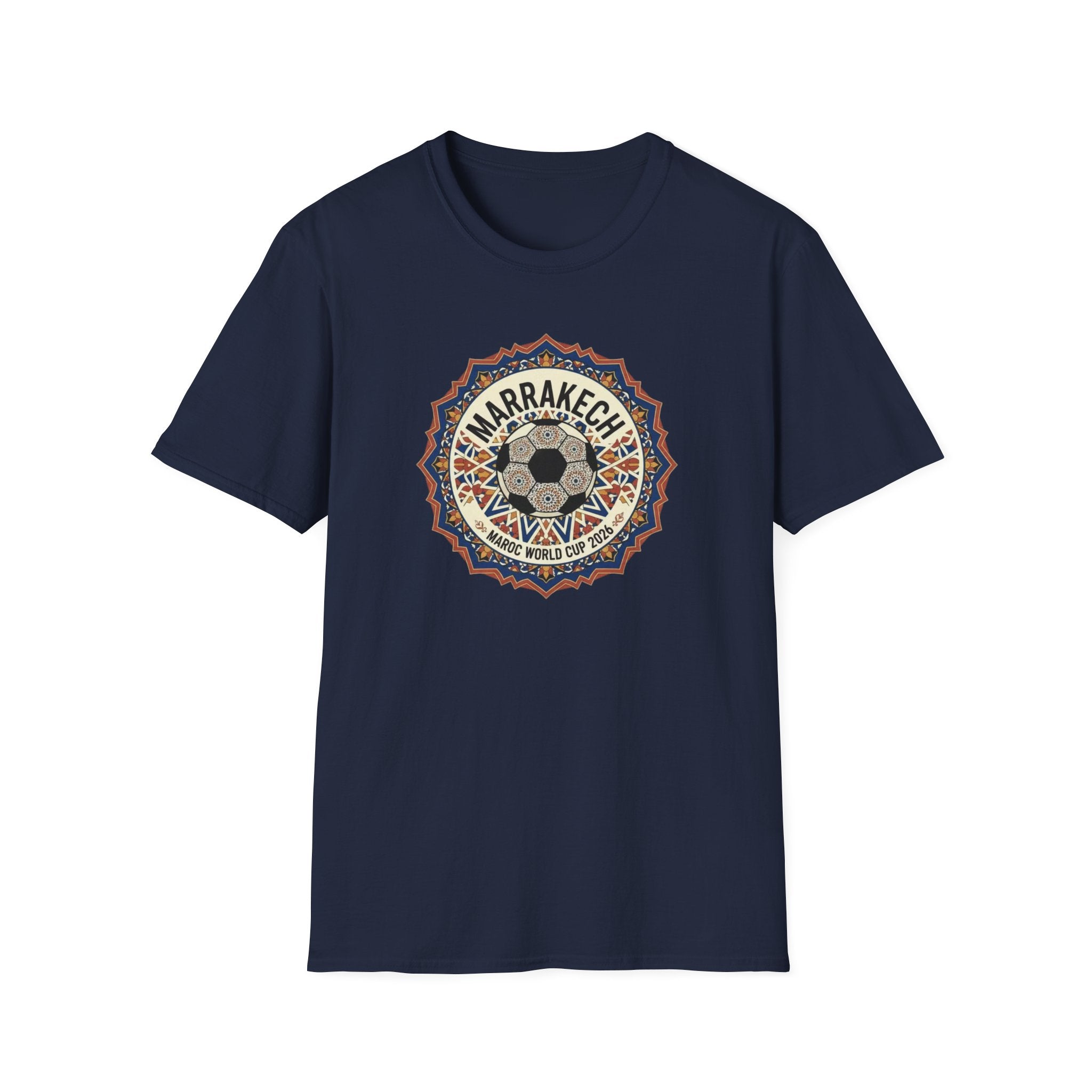 Marrakech Mosaic T-Shirt — Vintage Moroccan Mandala Travel Tee