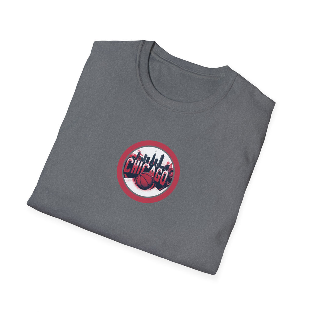 Chicago Skyline Circle Logo T-Shirt | Cityscape Graphic Tee