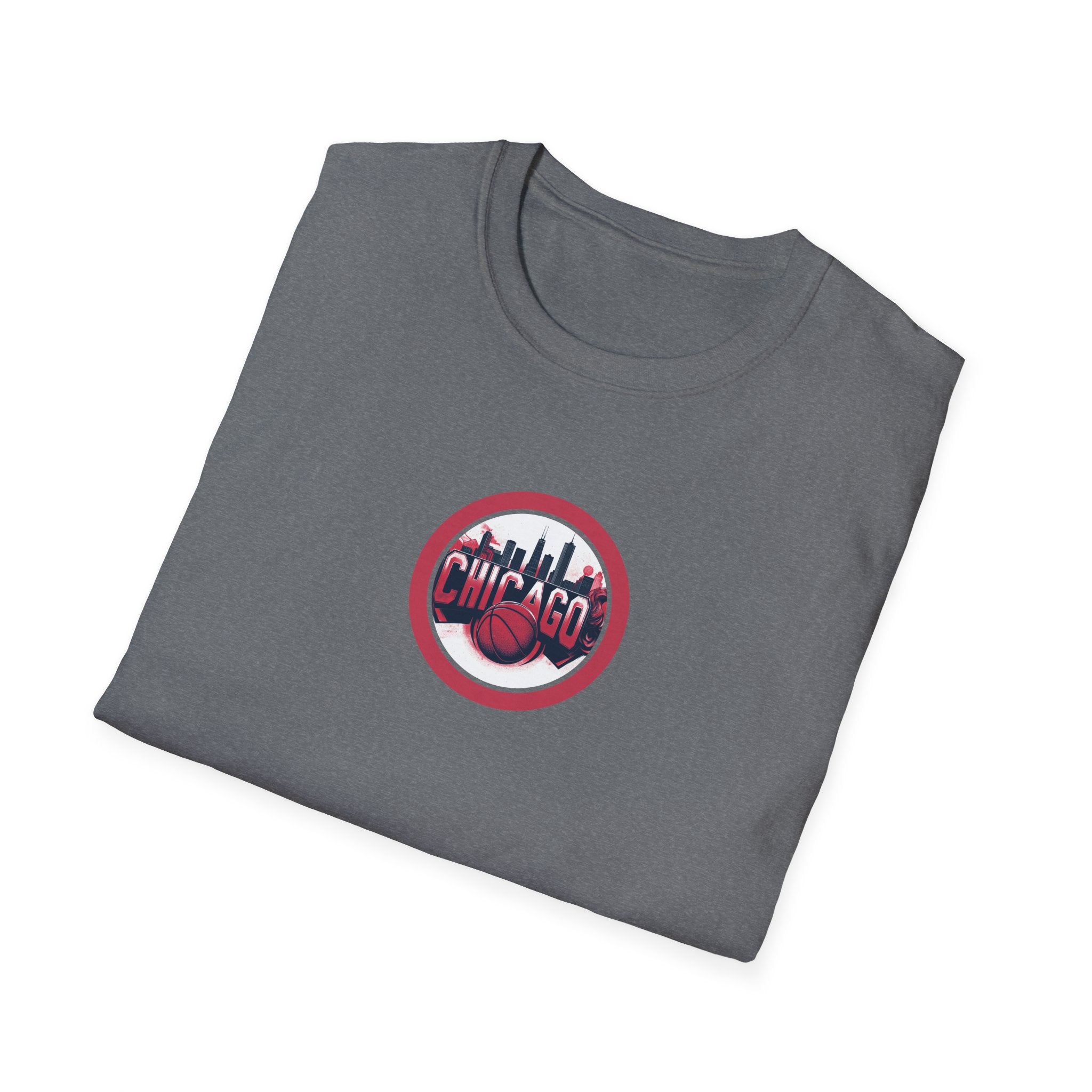 Chicago Skyline Circle Logo T-Shirt | Cityscape Graphic Tee