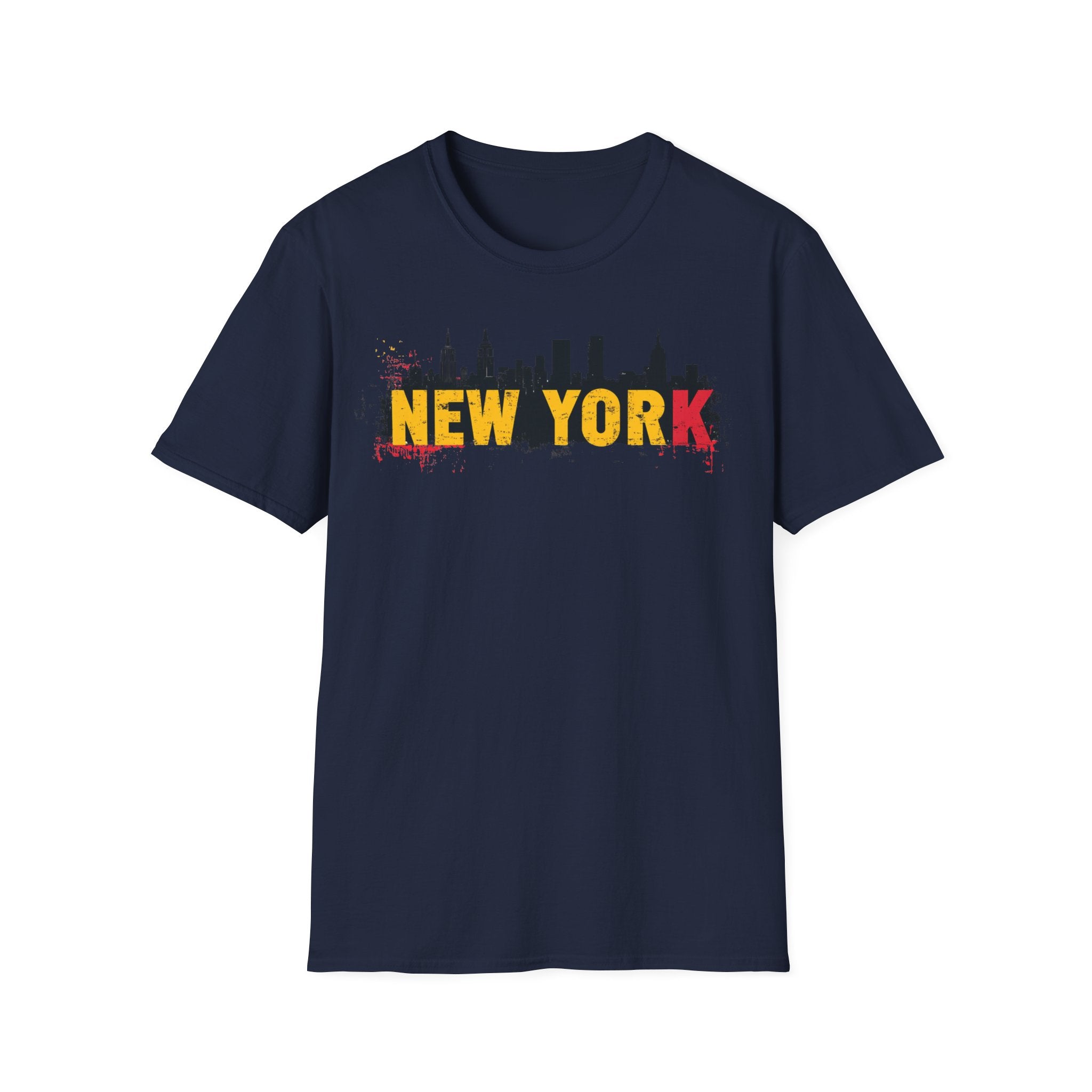 New York skyline graffiti T-Shirt | NYC skyline urban street art