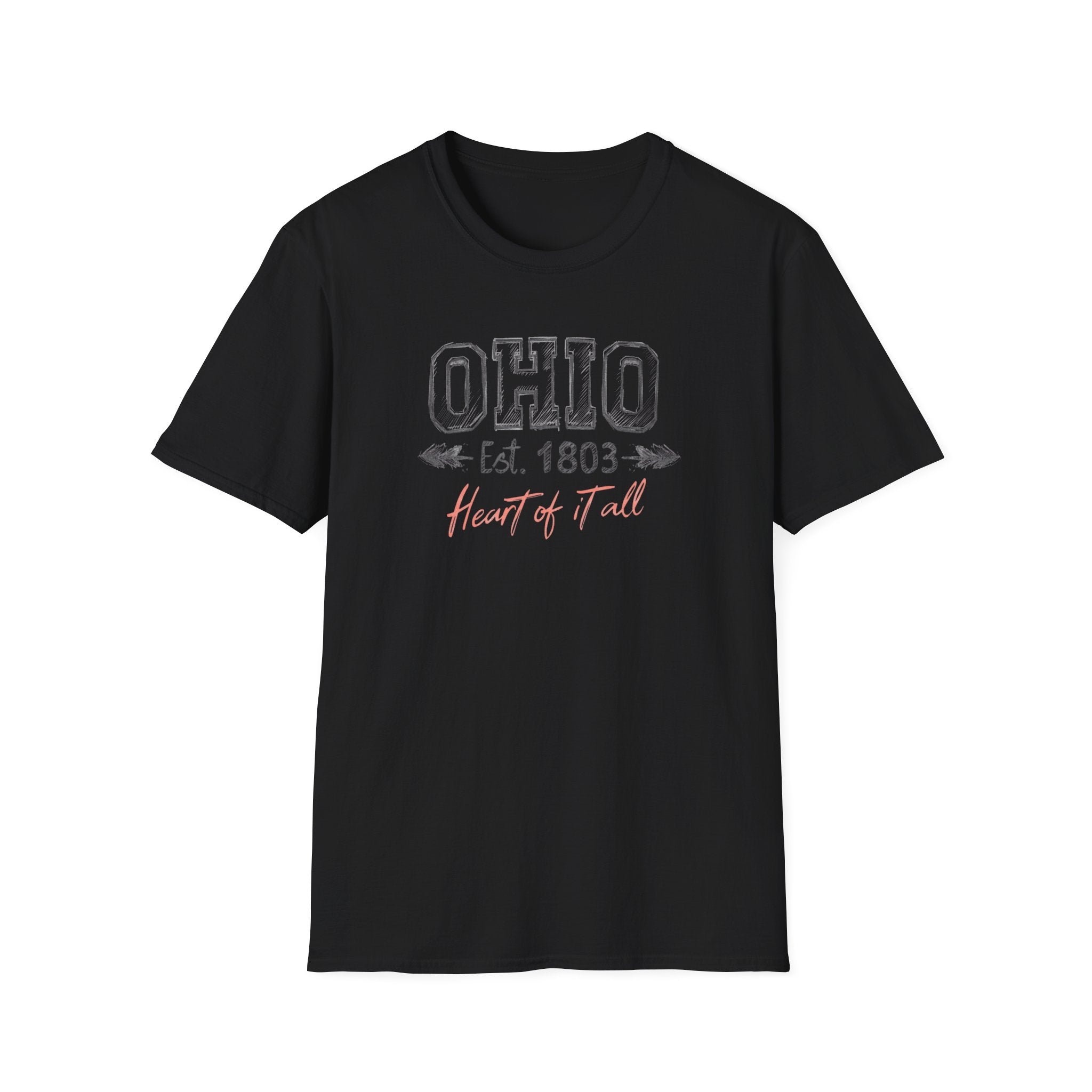 Ohio Est. 1803 "Heart of it All" T-Shirt