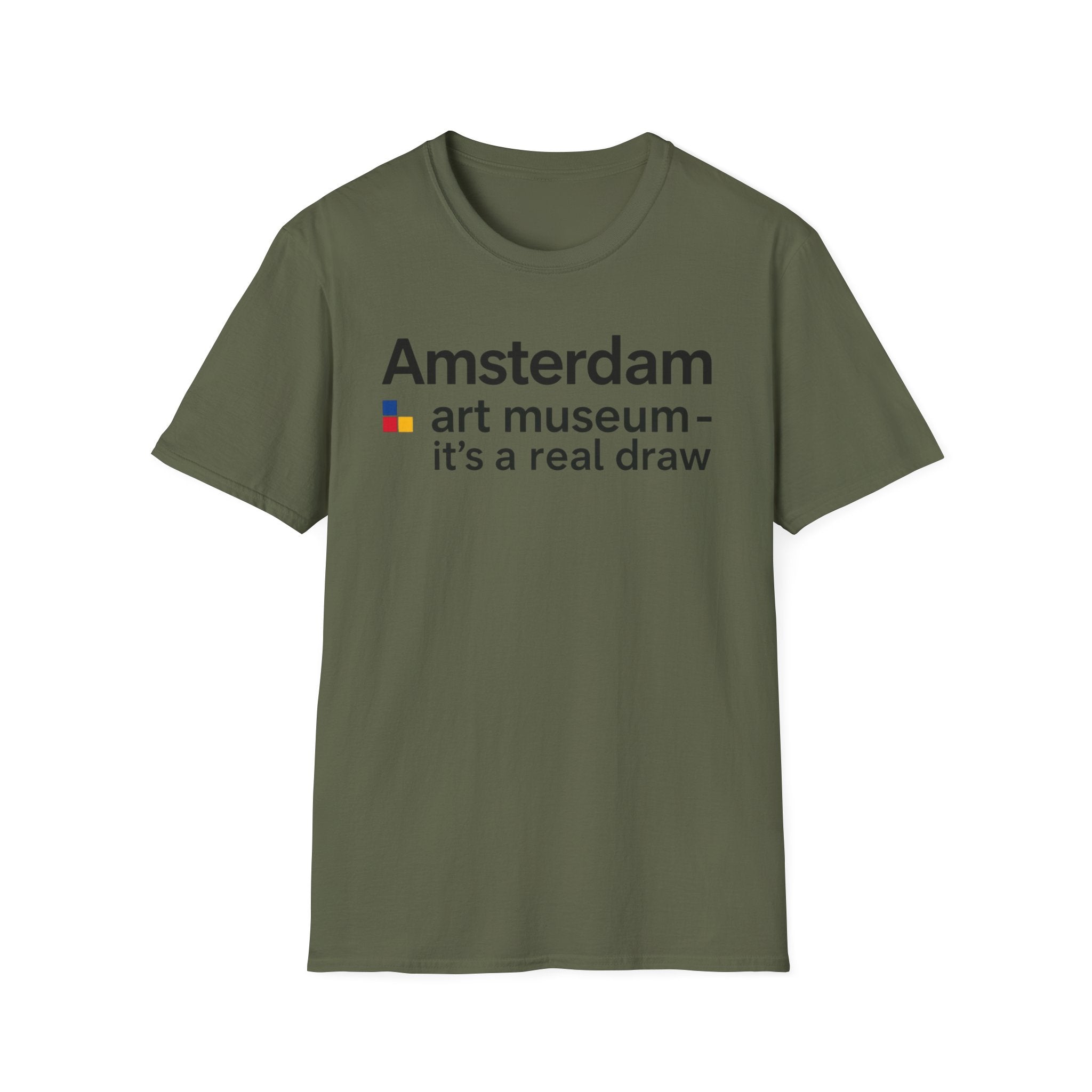 Amsterdam Art Museum T-Shirt — "it's a real draw" Graphic Tee