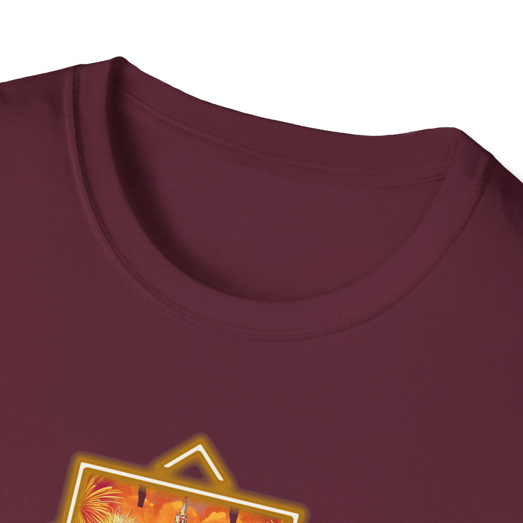 Valencia Sunset Badge T-Shirt | Spanish City Travel Tee
