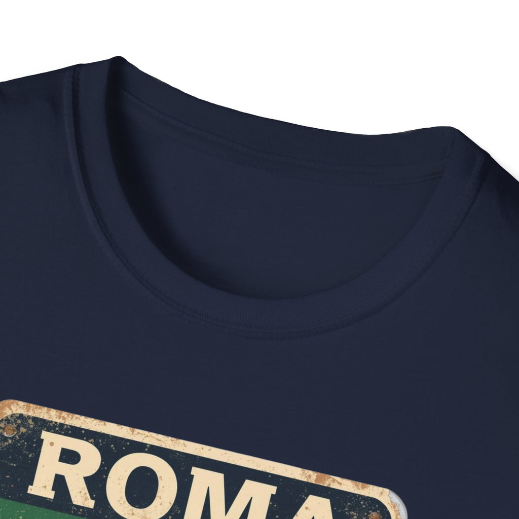 Roma Vintage Italy T-Shirt — "Honk If You Like Silence" Retro Rome Tee