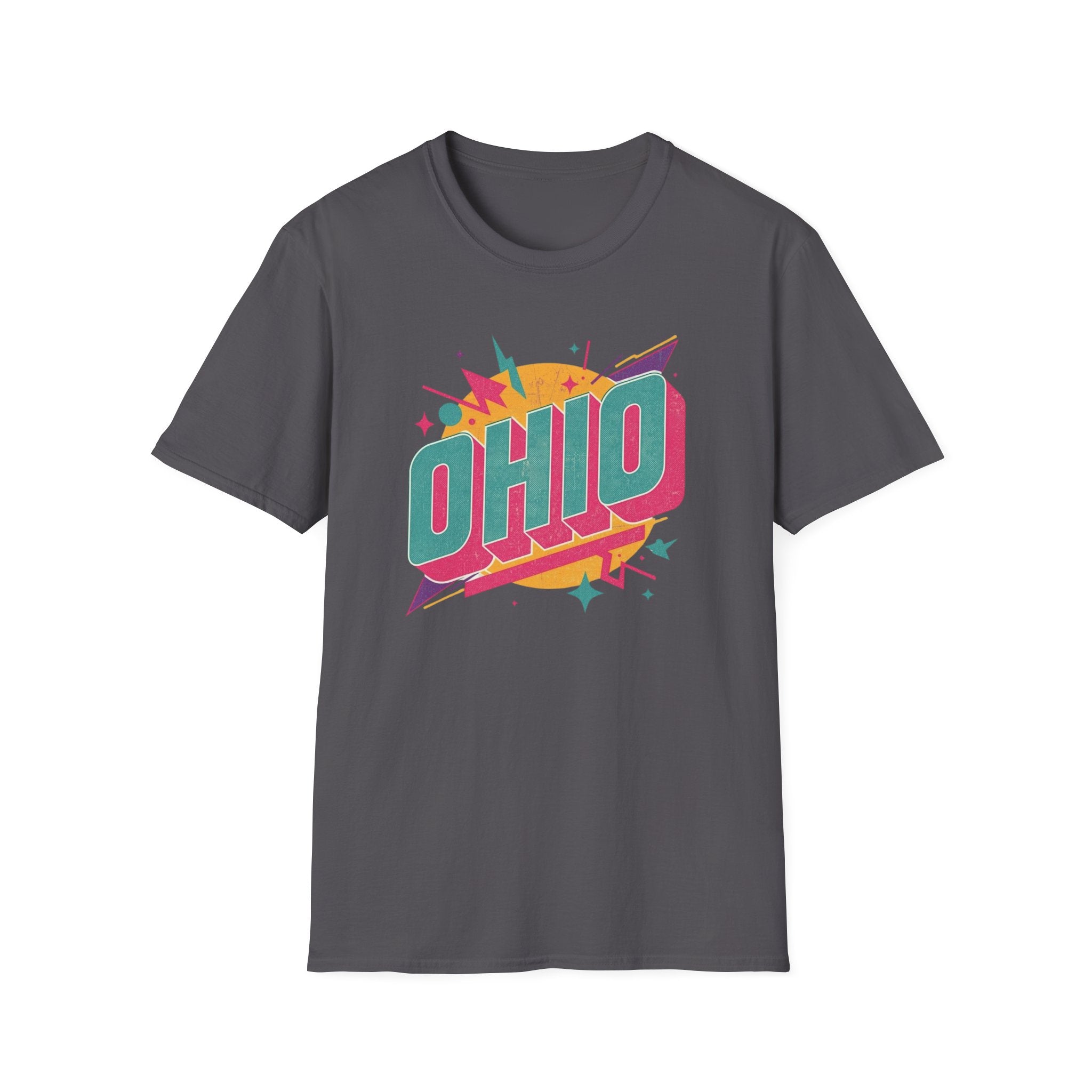 Ohio Retro Tee — Colorful Vintage State Pride T-Shirt