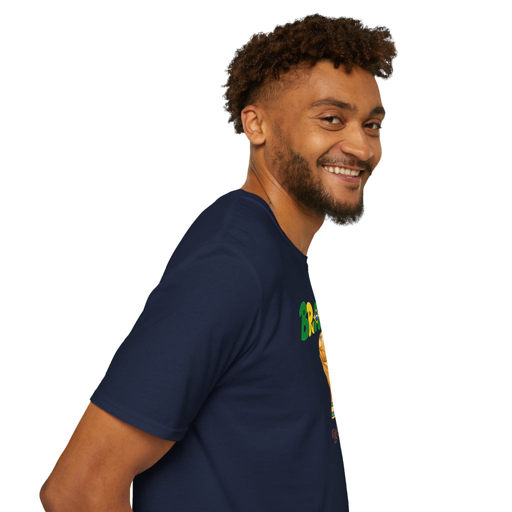 Brasil World Cup Trophy T-Shirt — Brazil Soccer Fan Tee