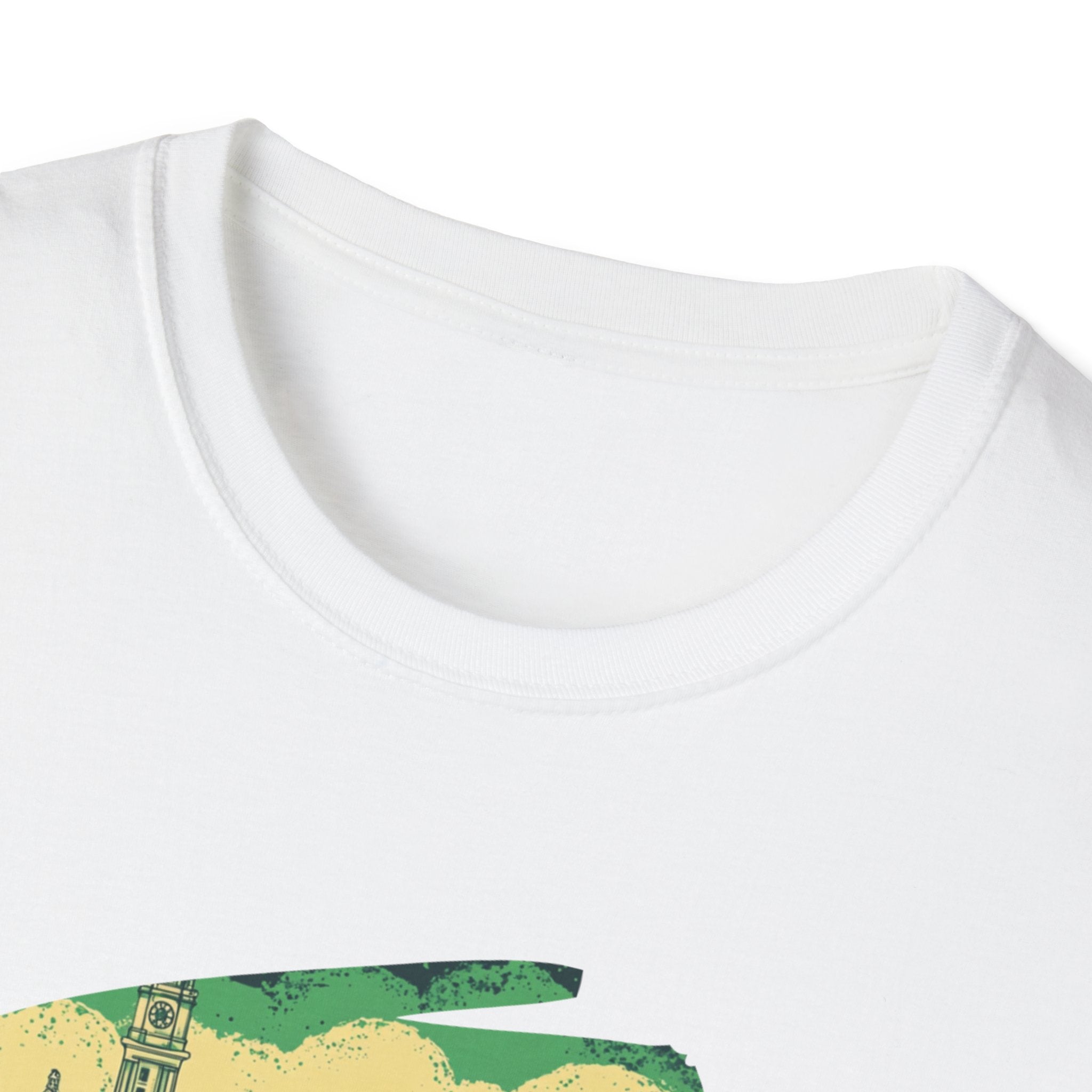 Dublin skyline brushstroke T-Shirt | Ireland travel city tee