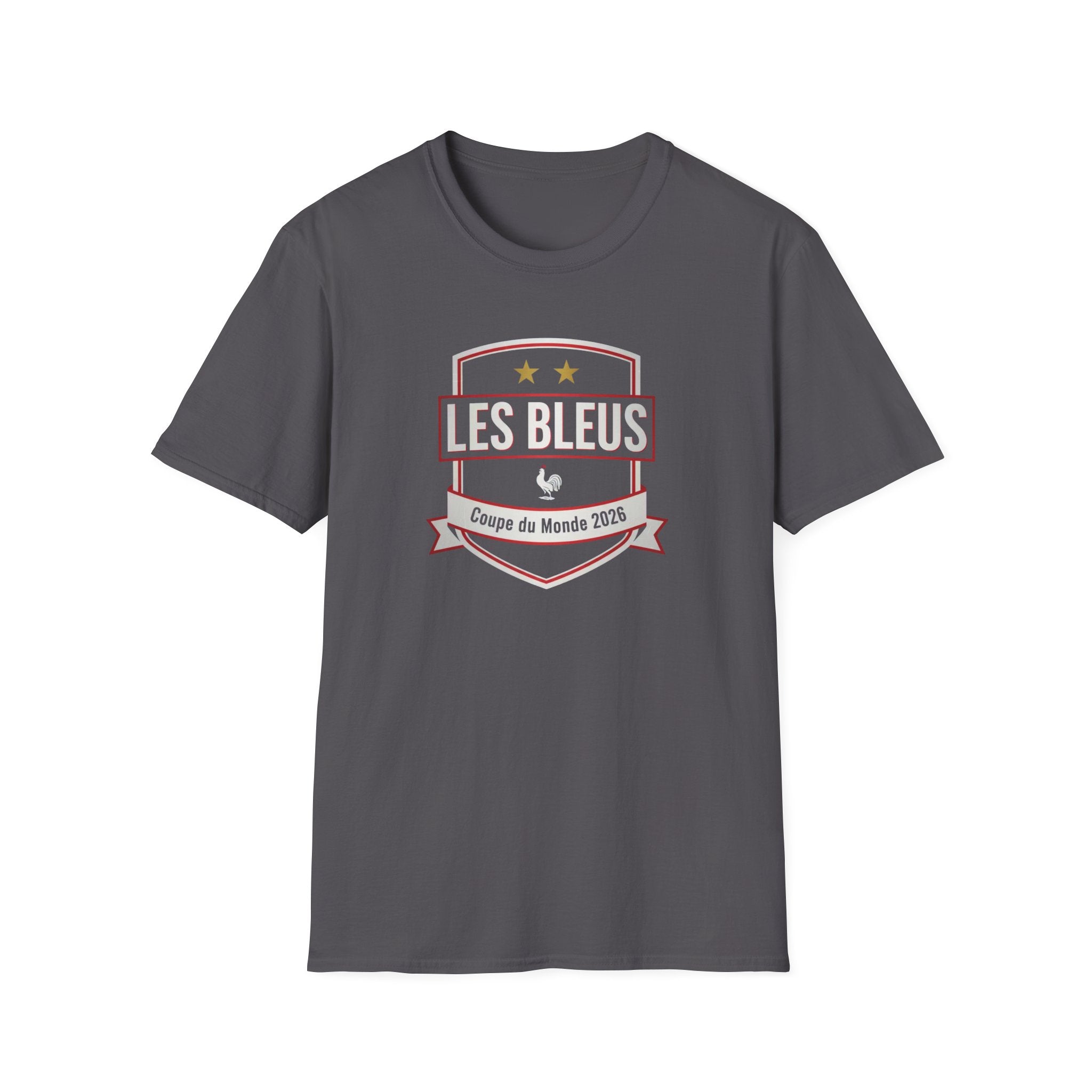 Les Bleus Shield T-Shirt – Coupe du Monde 2026 French Soccer Fan Tee