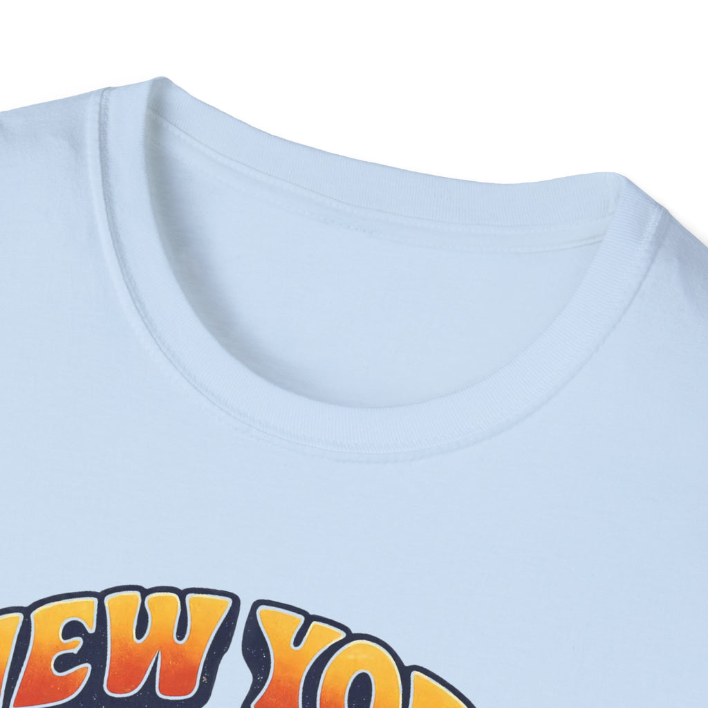 New York "Forget About It" Retro Sunset T-Shirt