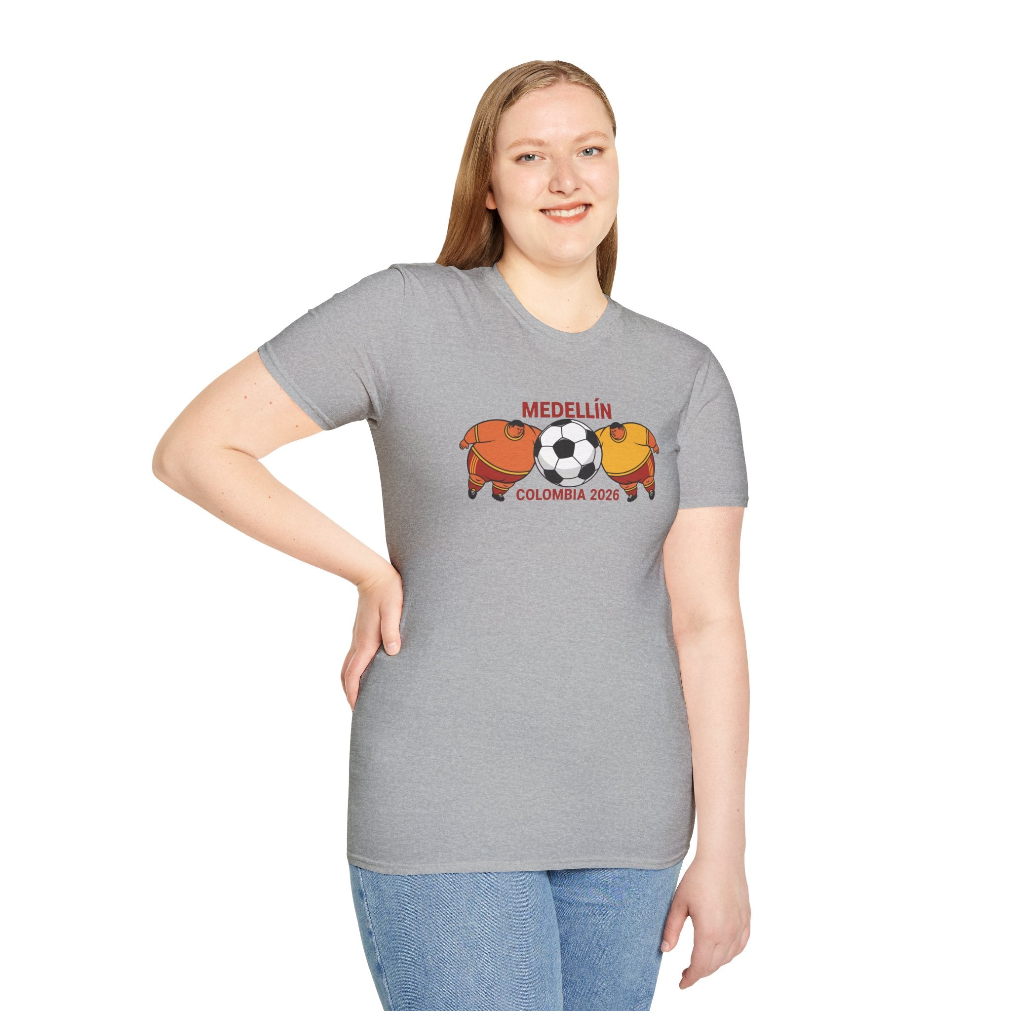 Medellín Colombia 2026 Soccer T-Shirt – Football Dolphins Graphic Tee