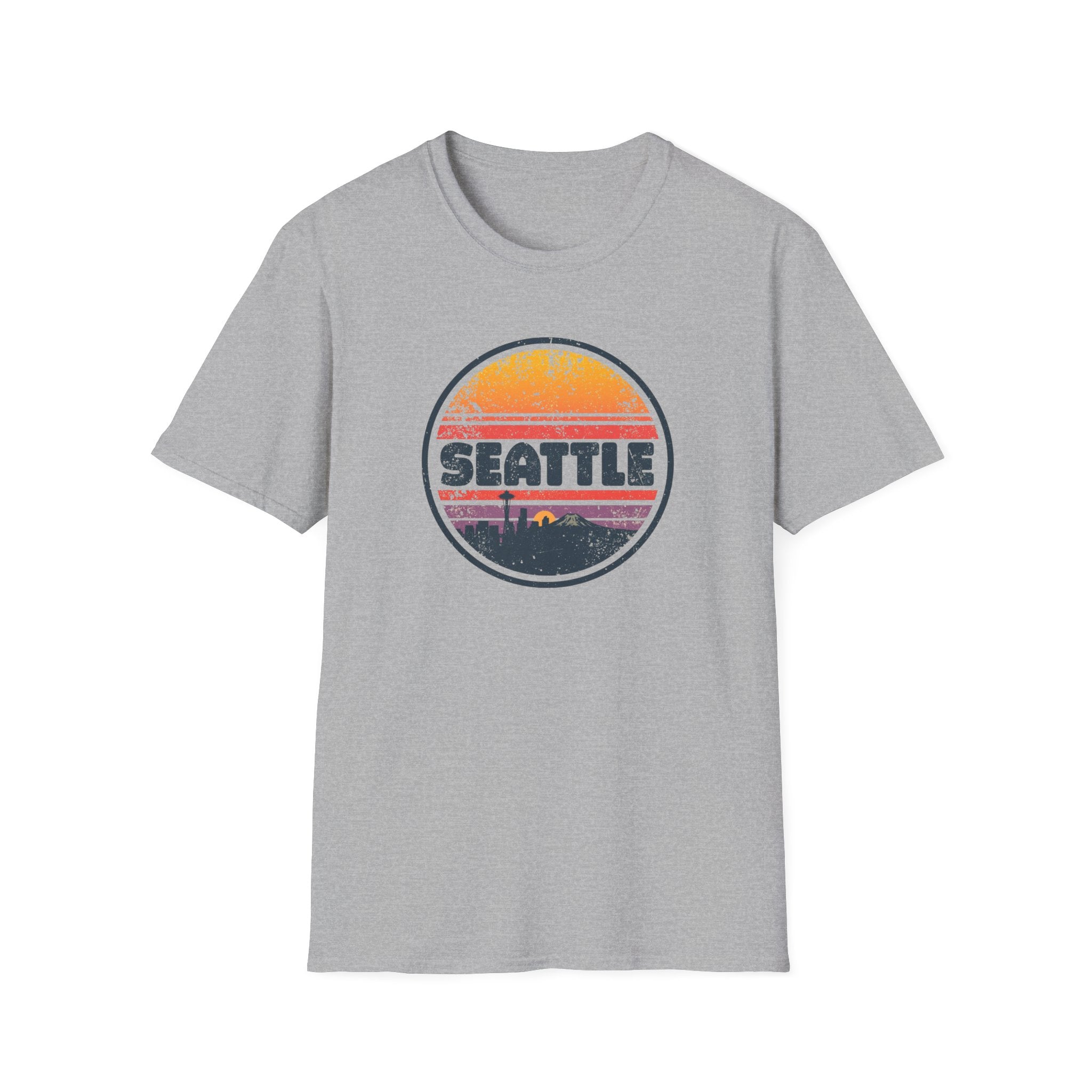 Seattle Retro Sunset T-Shirt