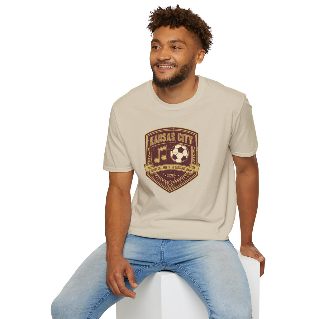 Kansas City Music & Soccer Crest T-Shirt