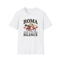 Roma Scooter T-Shirt — "Honk If You Like Silence" Vintage Italy Tee
