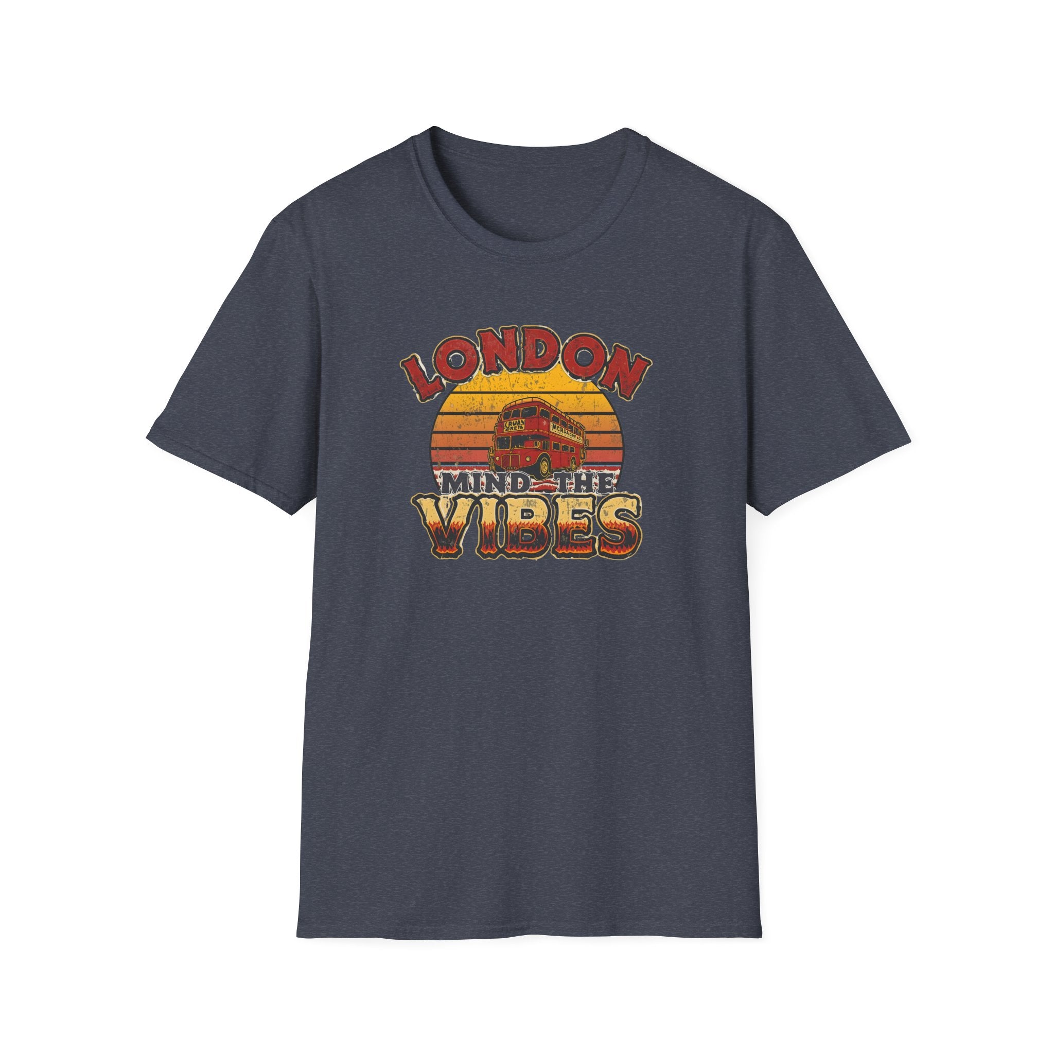 London Vibes T-Shirt — Retro "Mind the Vibes" Graphic Tee