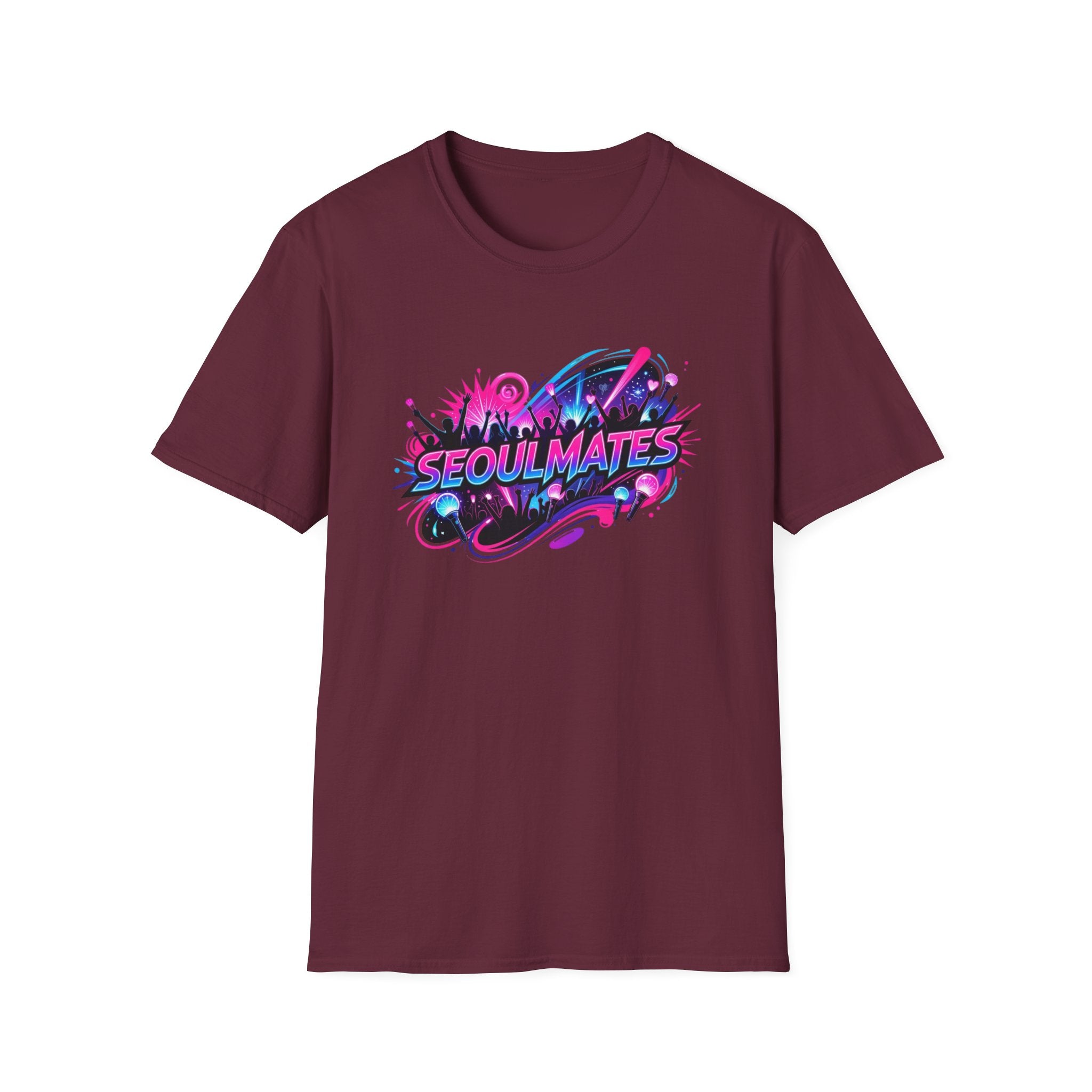 Seoulmates Graphic T-Shirt — Neon K-Pop City Vibe Tee