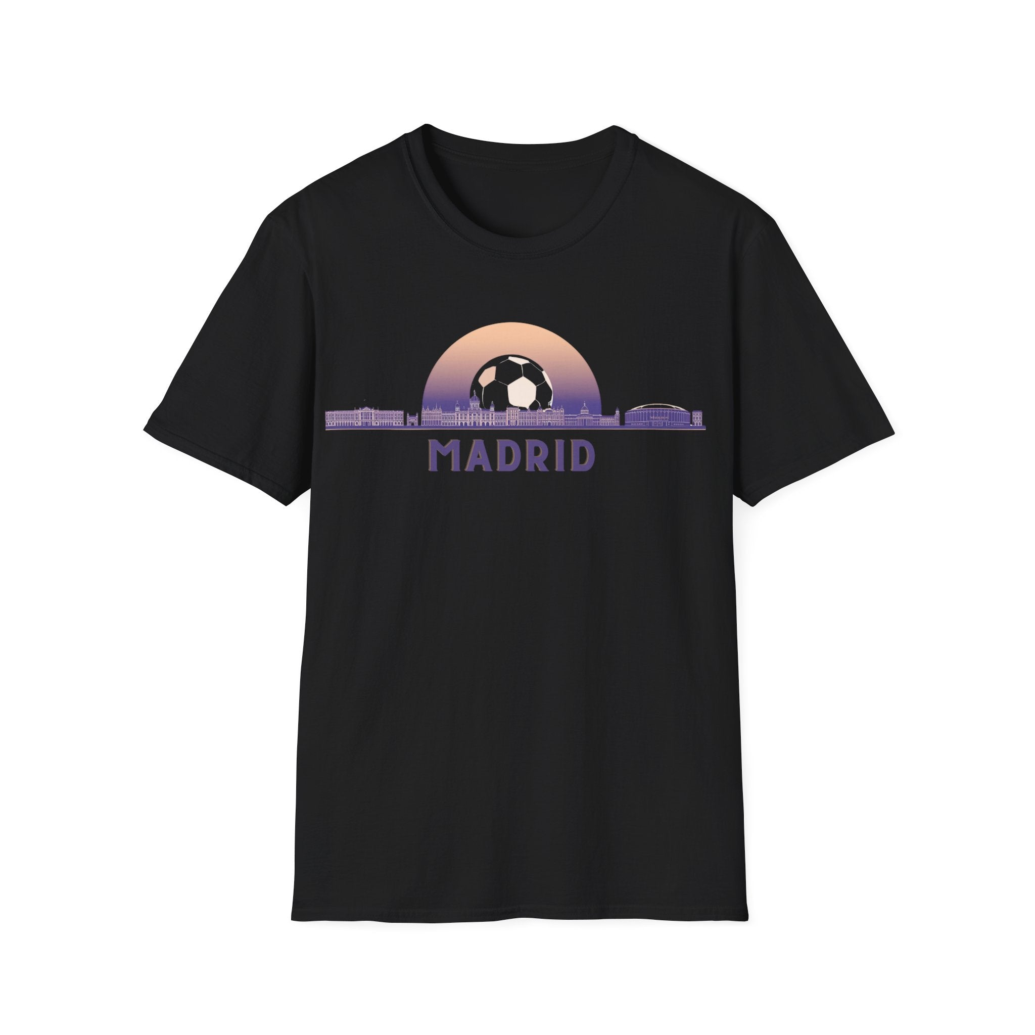 Madrid skyline sunset T-Shirt | Madrid city silhouette tee