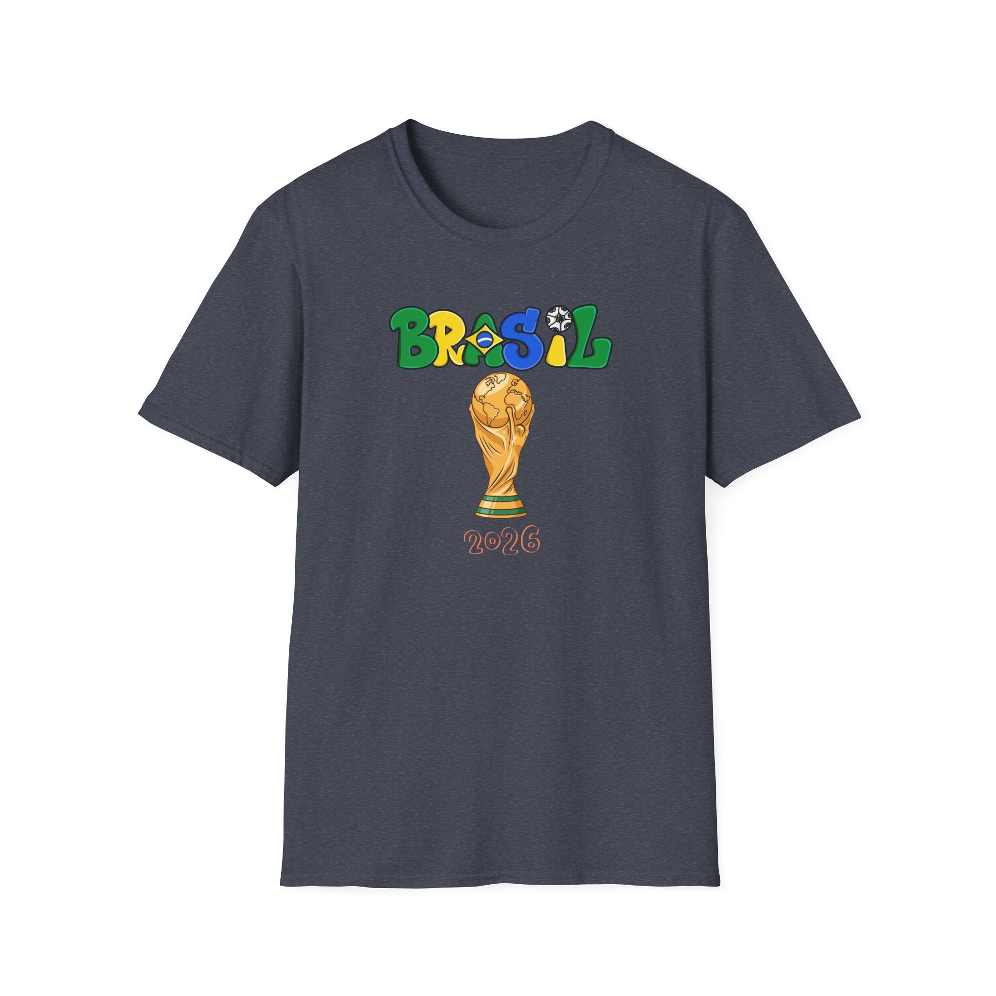 Brasil World Cup Trophy T-Shirt — Brazil Soccer Fan Tee
