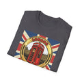 London Phone Booth T-Shirt World Cup 2026 — Vintage Union Jack Travel Supporters Tee