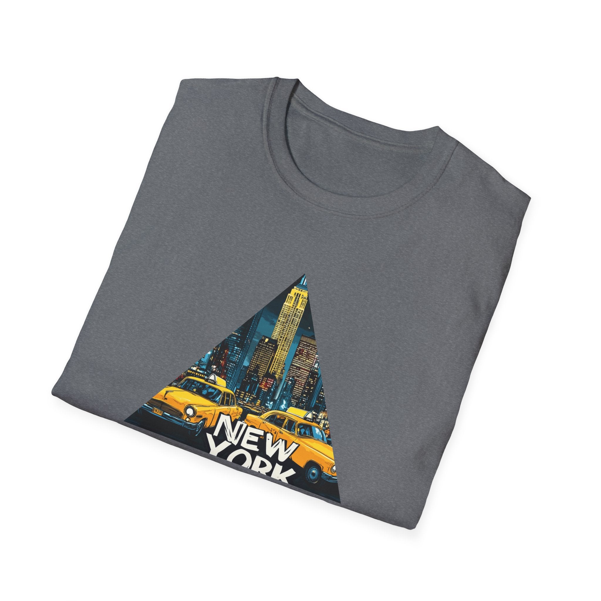 New York City Taxi Triangle T-Shirt | NYC Skyline Graphic Tee