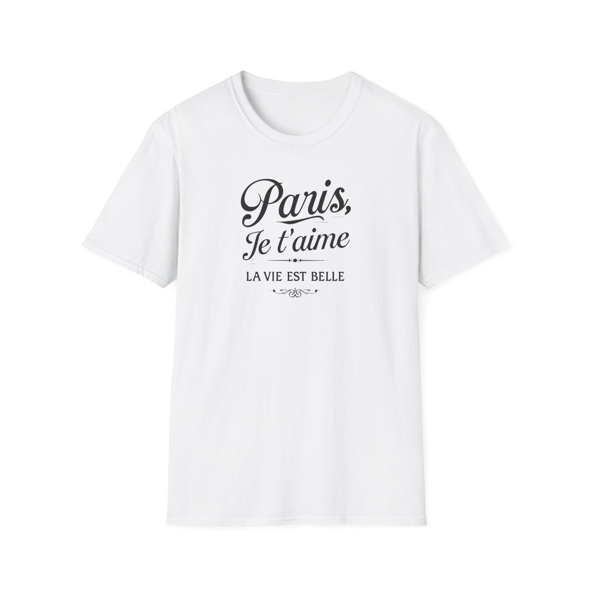 Paris Je t'aime T-Shirt | La Vie Est Belle Parisian Script