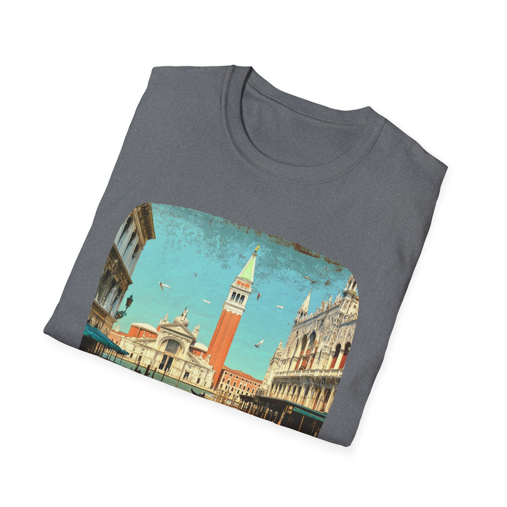 Venice Vintage Postcard T-Shirt | St. Mark's Square Travel Tee