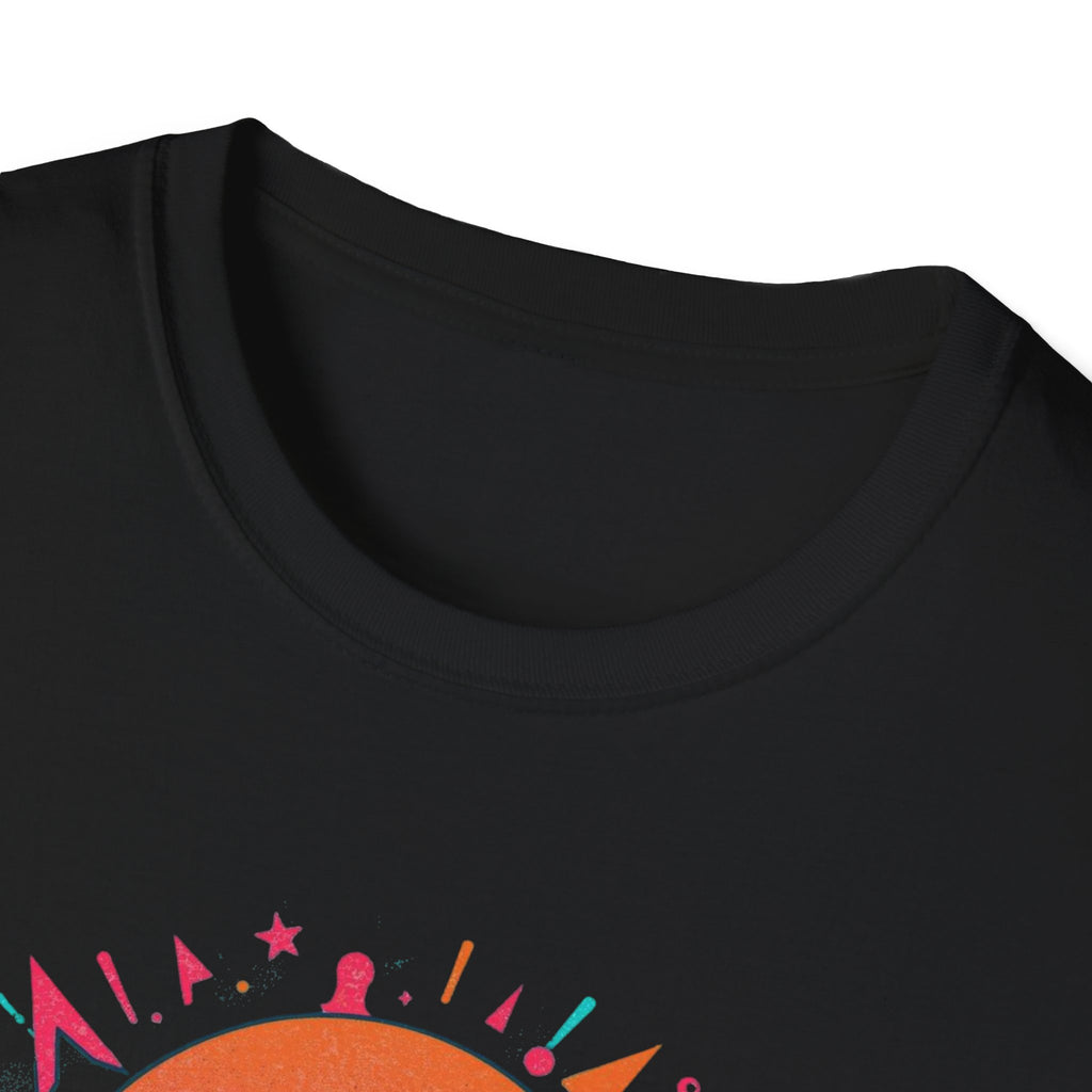 Boston Retro Sunset T-Shirt — Colorful City Graphic Tee