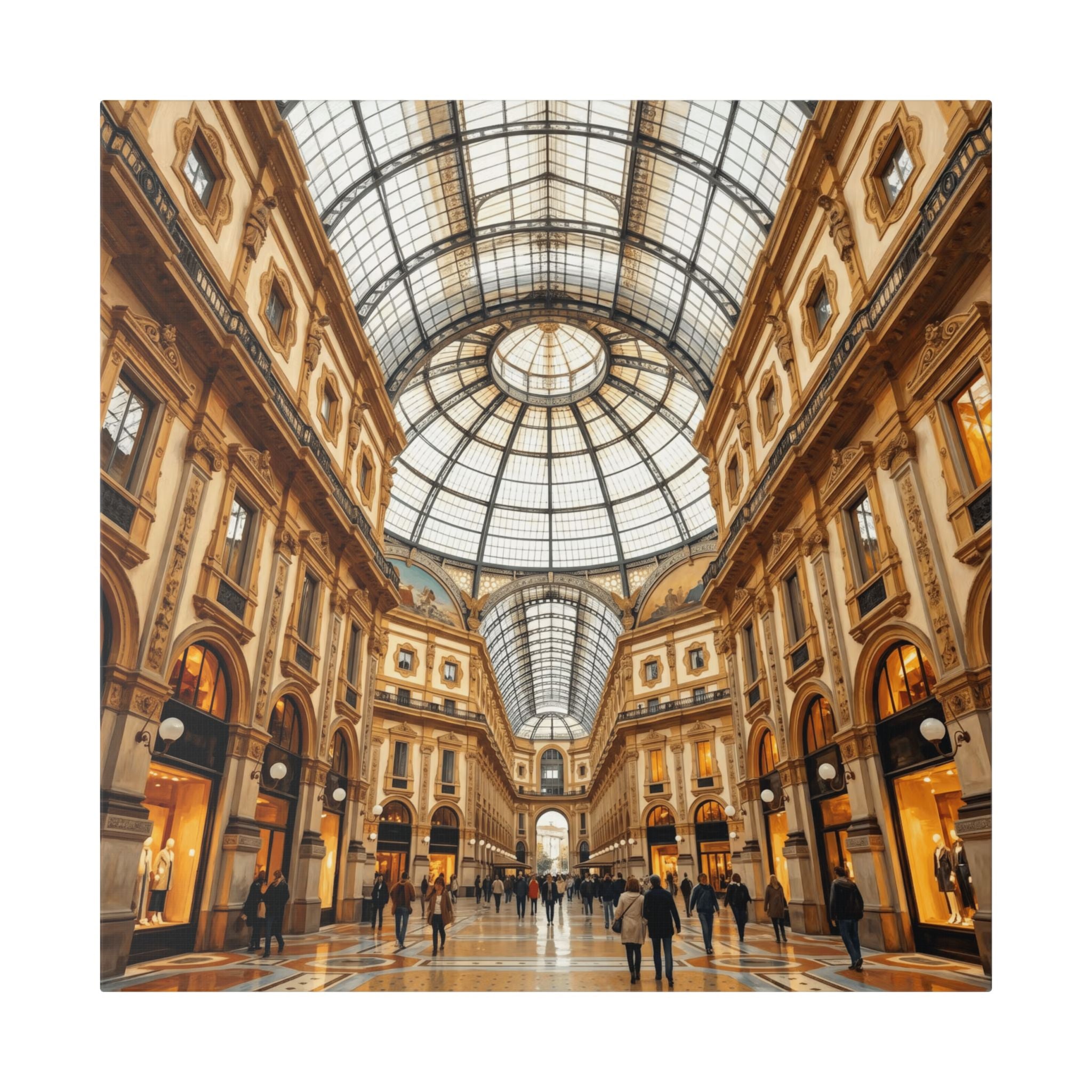 Galleria Vittorio Emanuele II Canvas Print