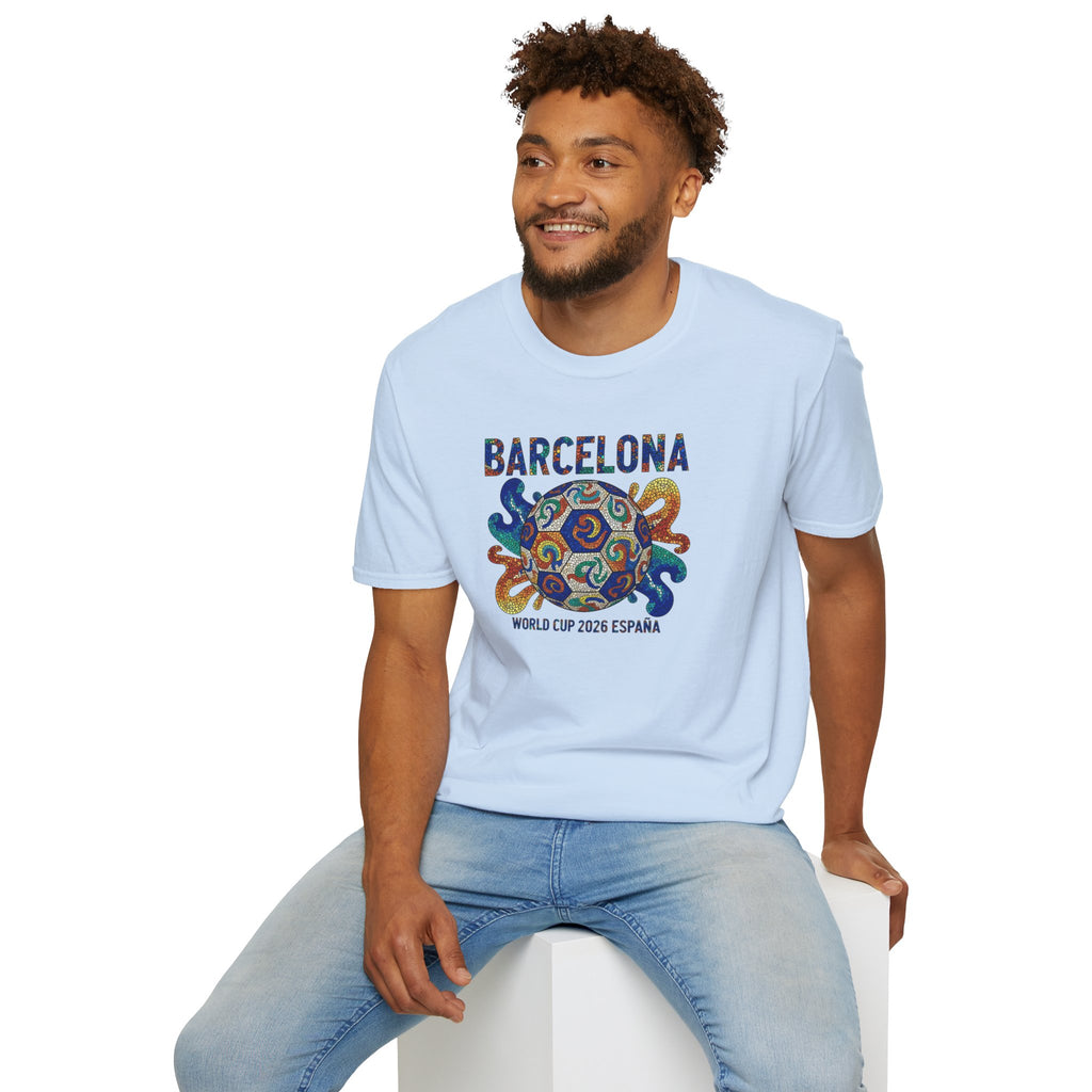 Barcelona Octopus T-Shirt — World Cup España 2026 Soccer Fan Tee