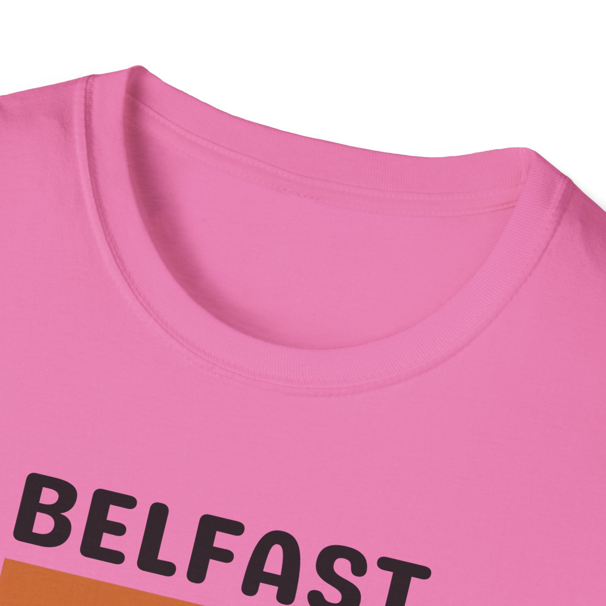 Belfast Retro Stripes T-Shirt | City Vintage Bar Graphic