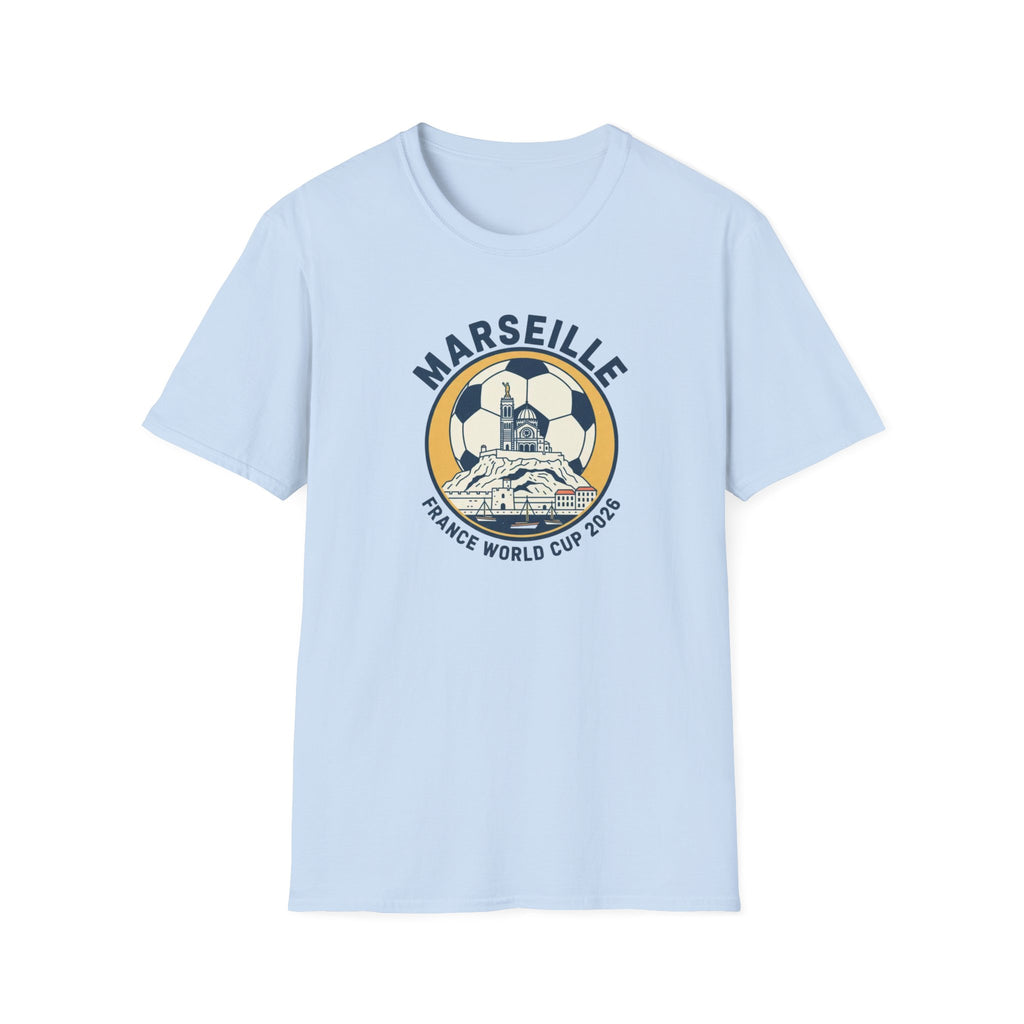 Marseille Soccer T‑Shirt – France World Cup 2026 Stadium Graphic
