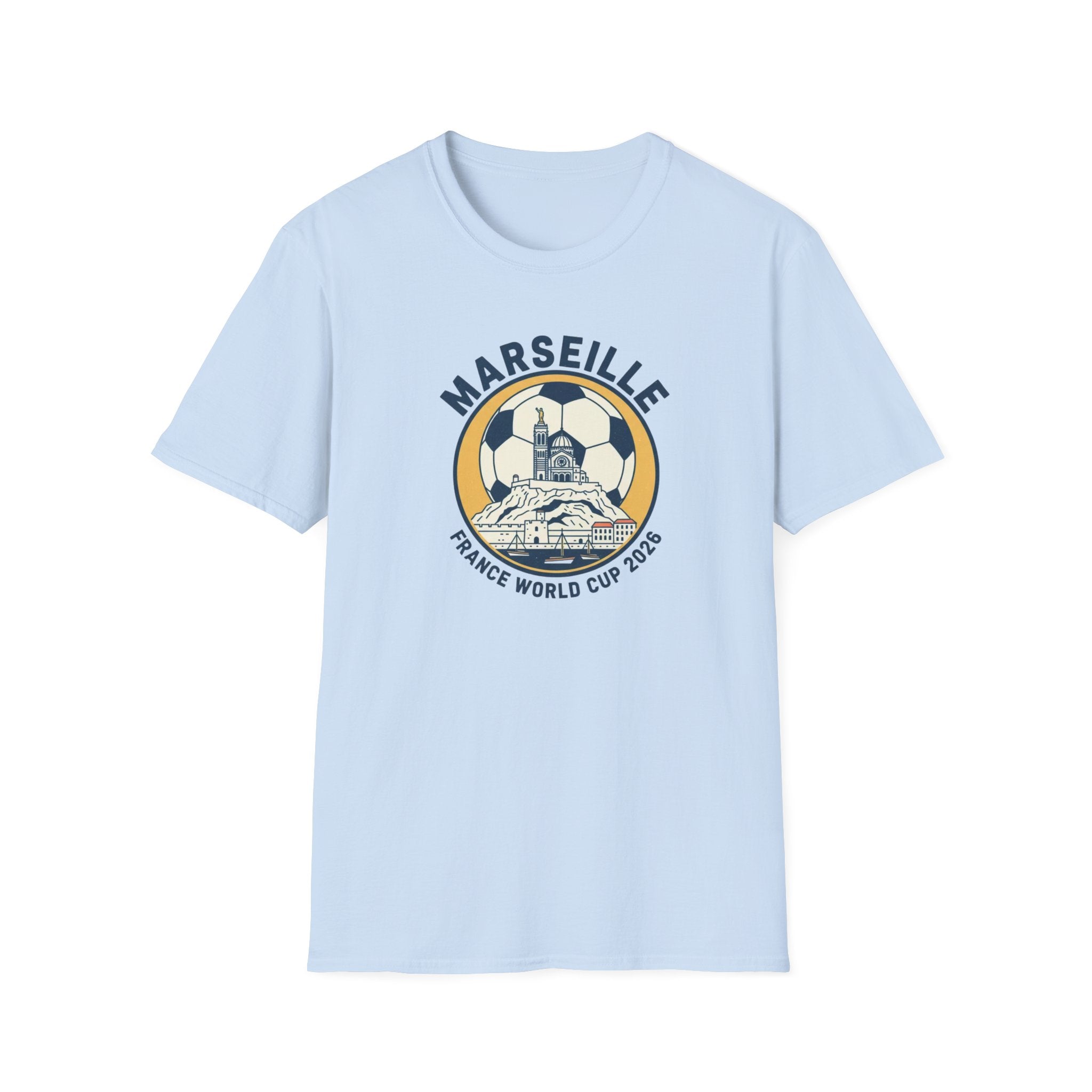 Marseille Soccer T‑Shirt – France World Cup 2026 Stadium Graphic
