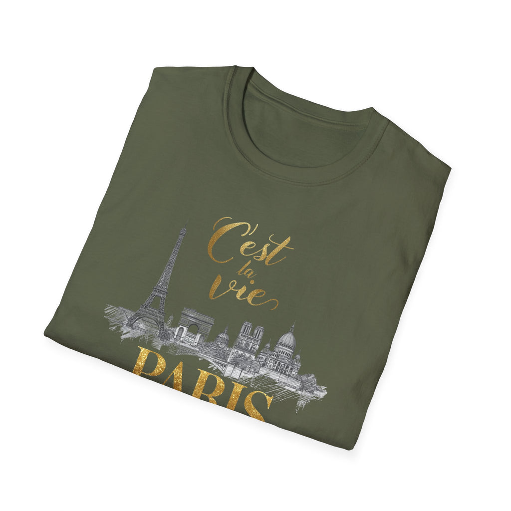 Paris Skyline T-Shirt | C'est la Vie Paris Graphic Tee