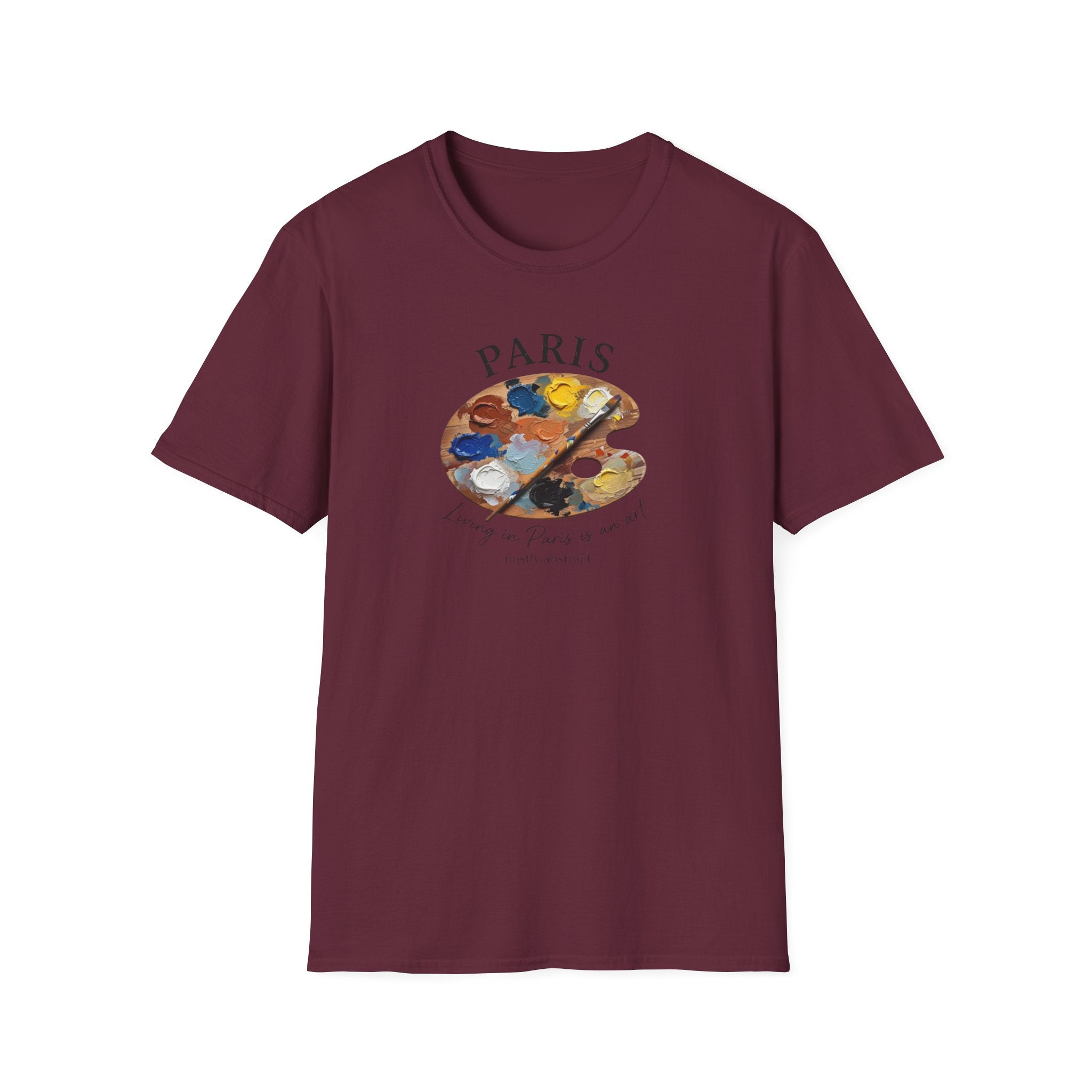 Paris Artist Palette T-Shirt — "Every one of these is a new idea" Artistic Tee