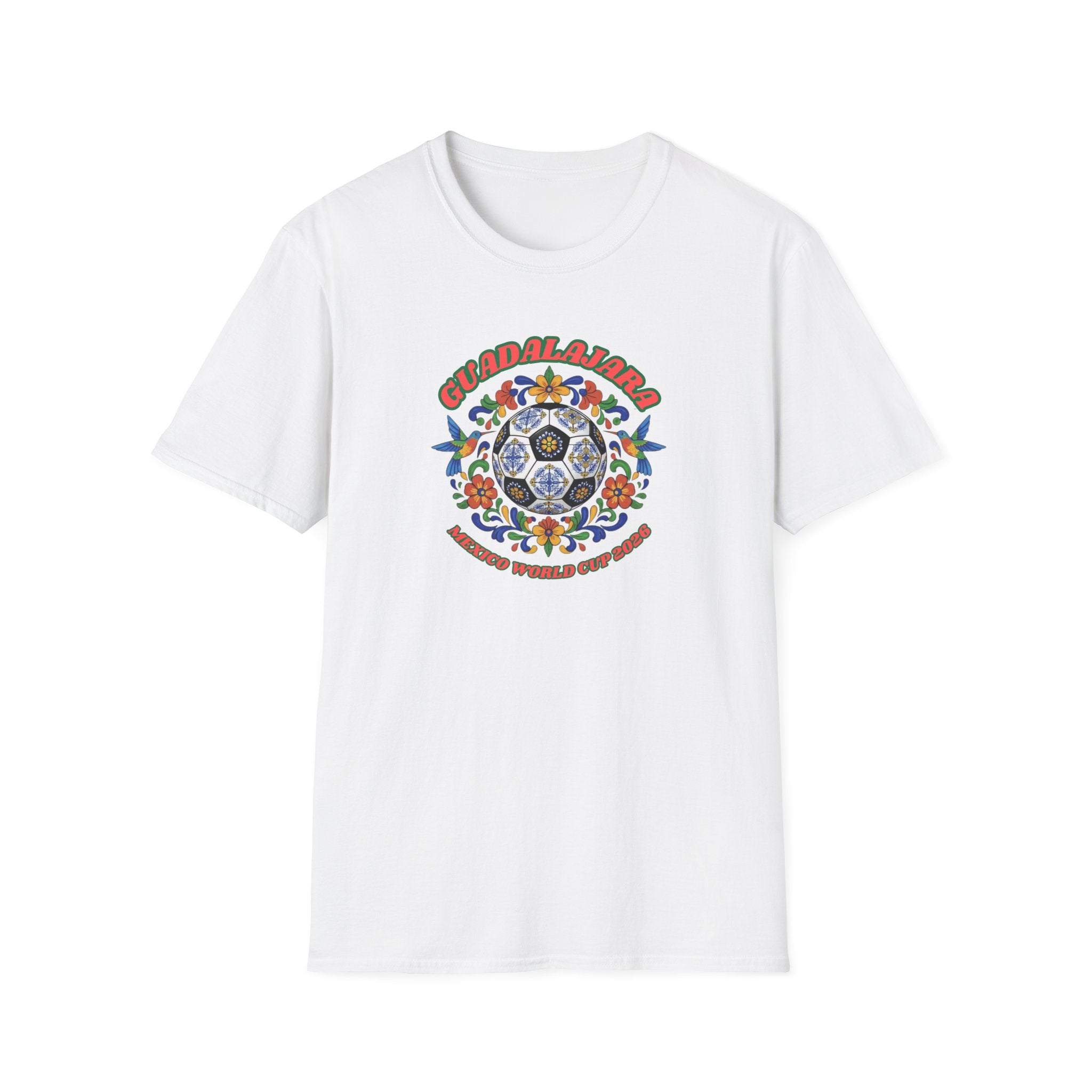 Day of the Dead Floral Soccer T-Shirt – Mexican Calavera Football Design